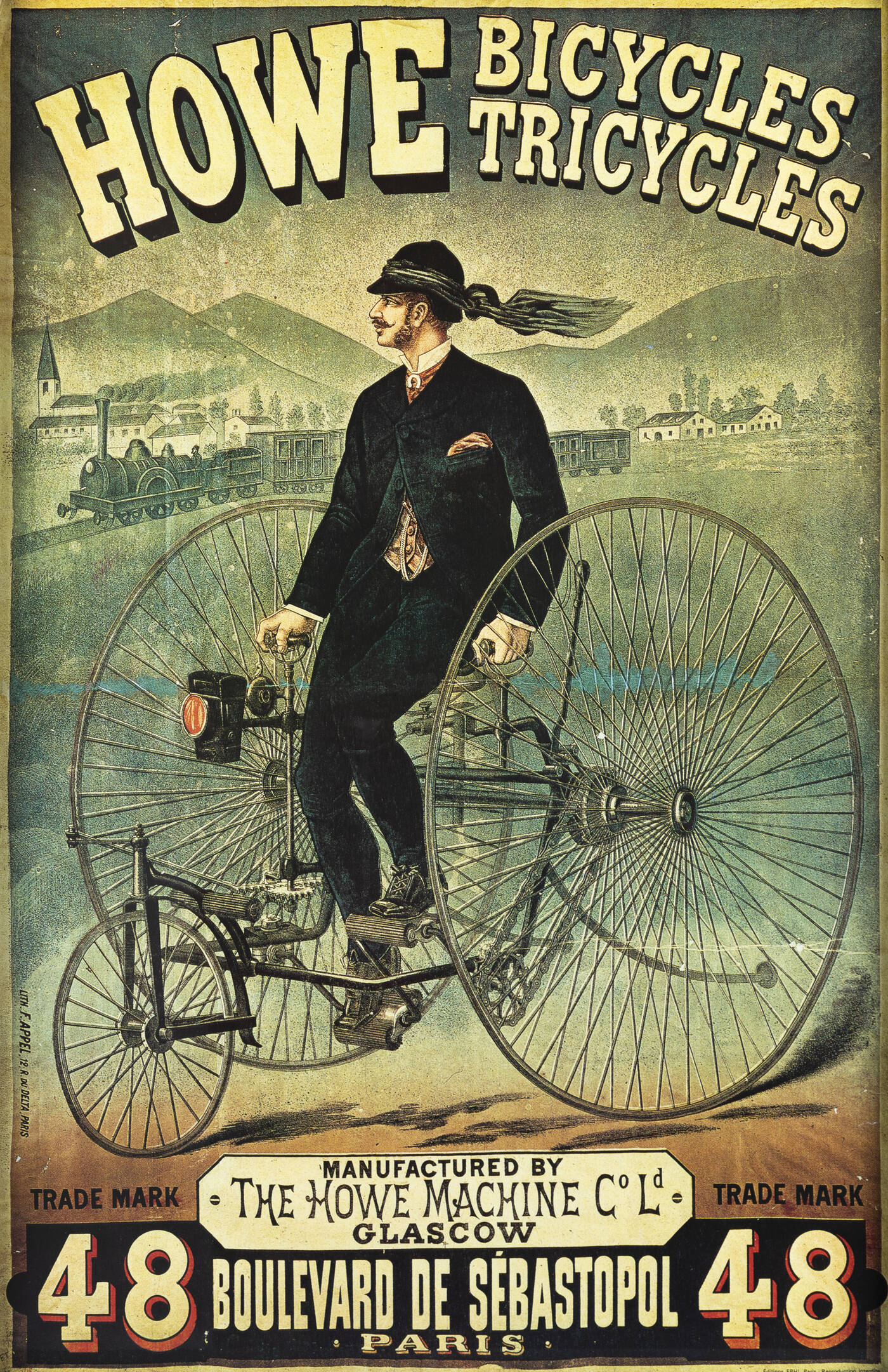 MANIFESTO - 'Howe bicycles tricycle'