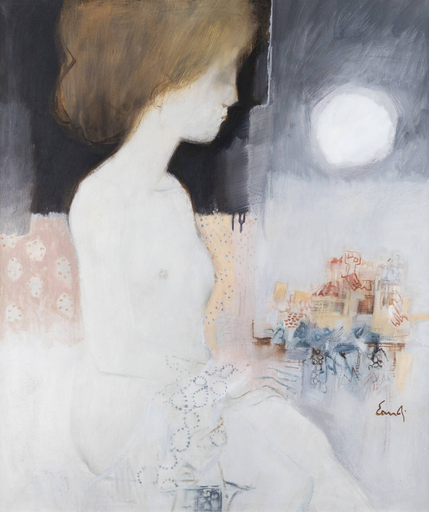FERNANDO EANDI -  'Donna e finestra' 1972