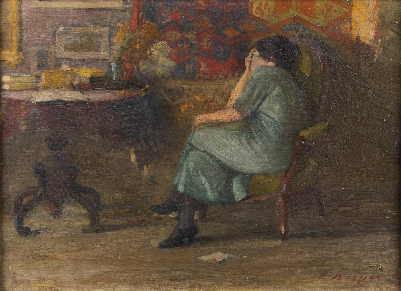 PITTORE NON IDENTIFICATO - 'Melanconia'