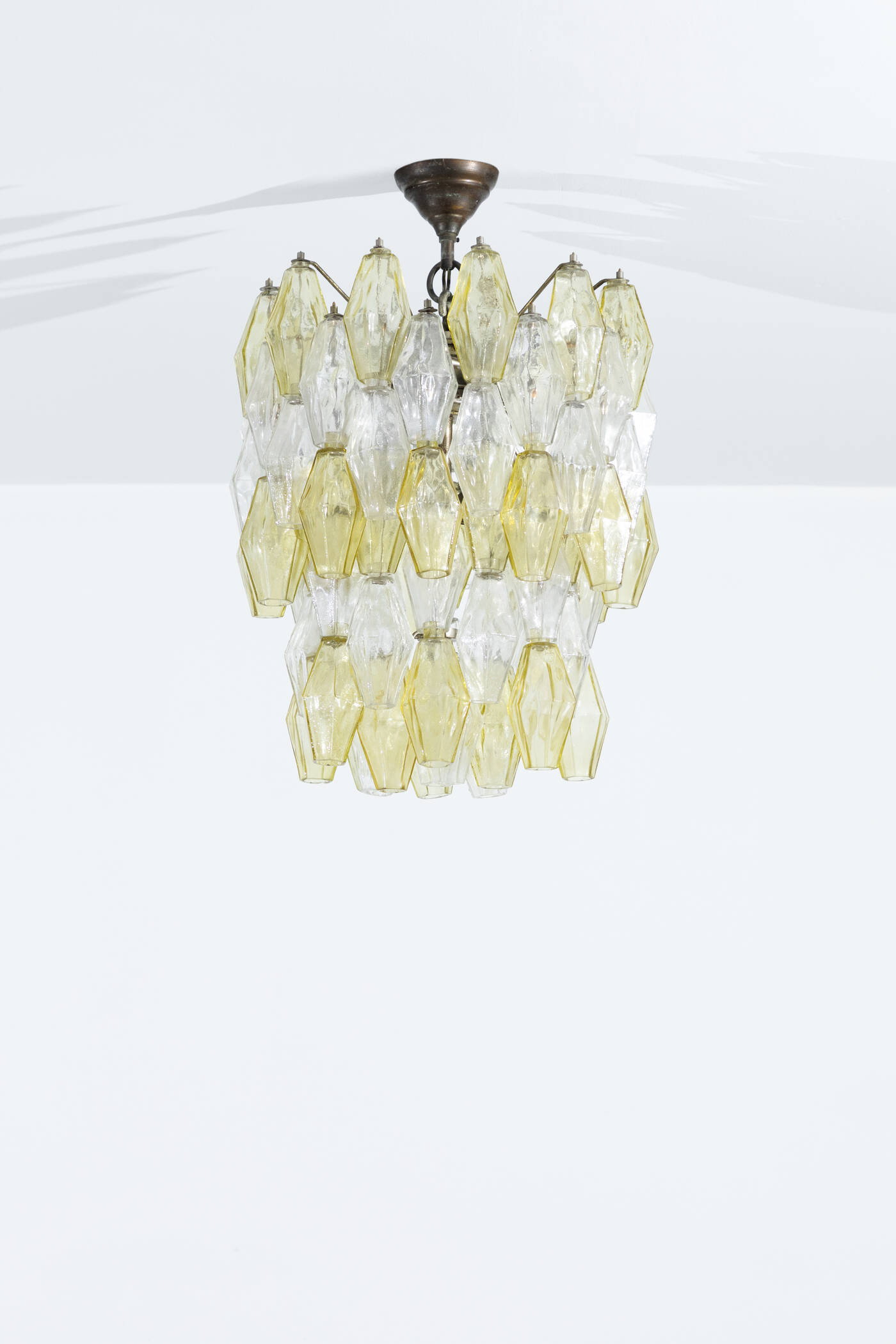 PAOLO VENINI - Lampadario della serie Poliedri