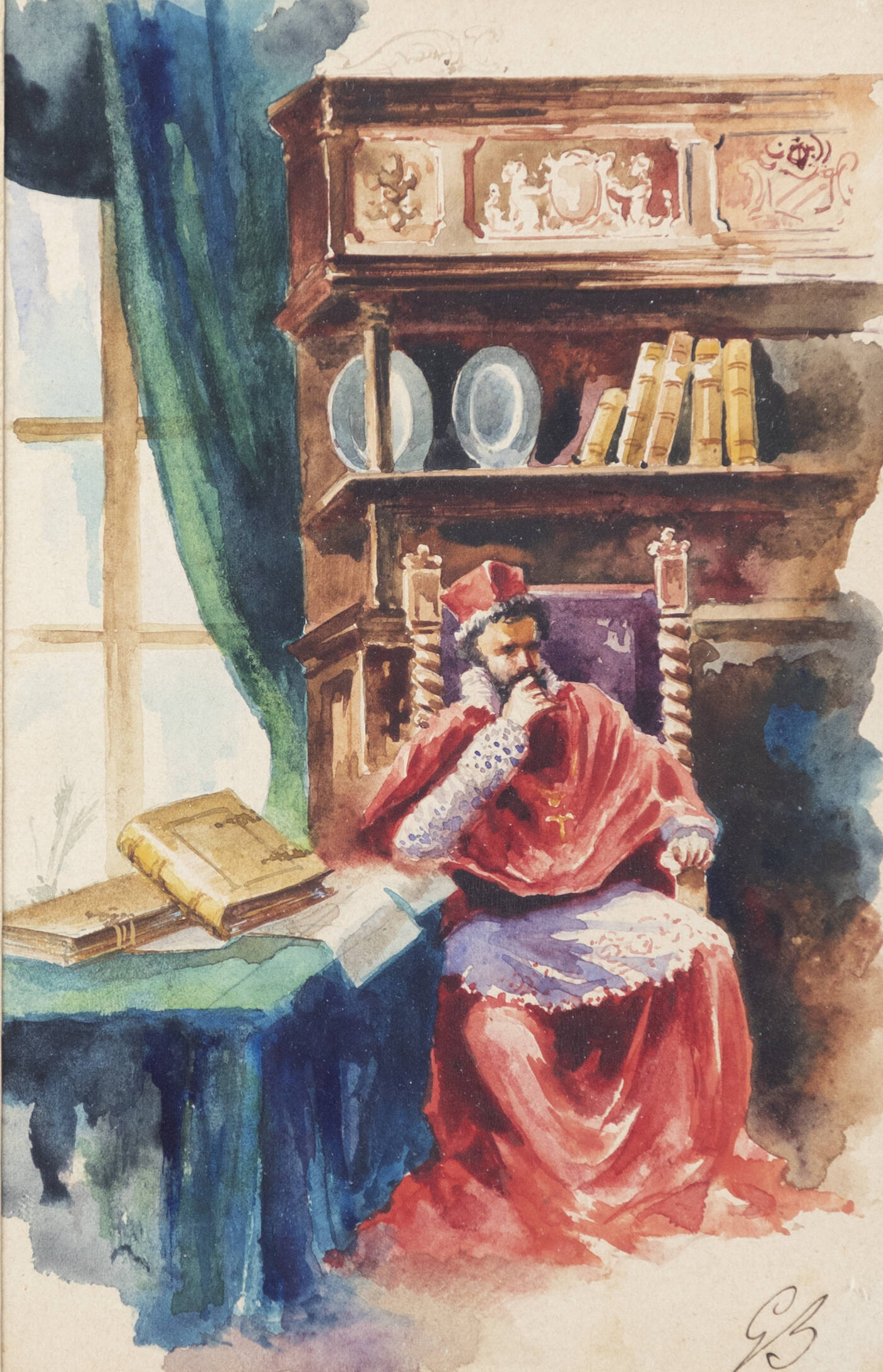 PITTORE ANONIMO - 'Il cardinale'