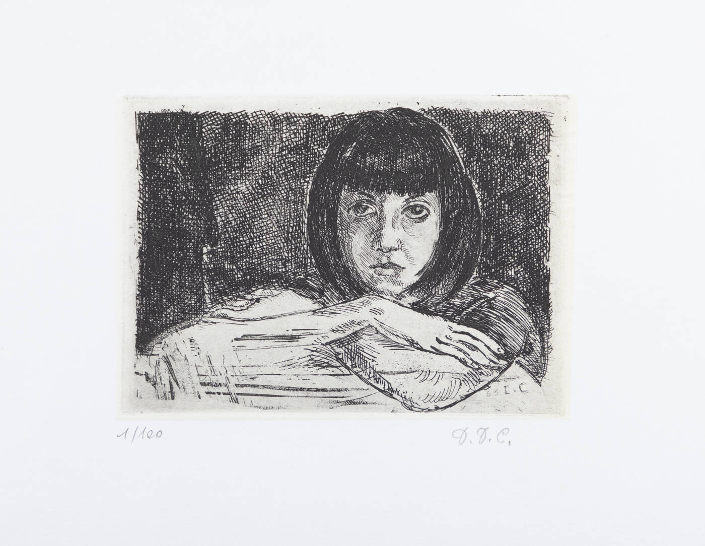 ITALO CREMONA - 'Ritratto di Nefer' 1963