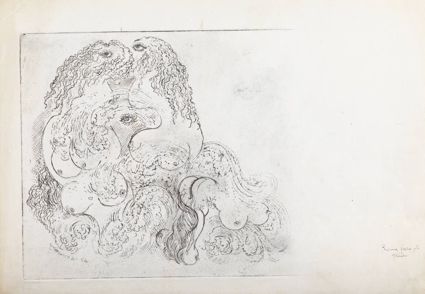 ITALO CREMONA - 'La Bionda scapigliata' 1966