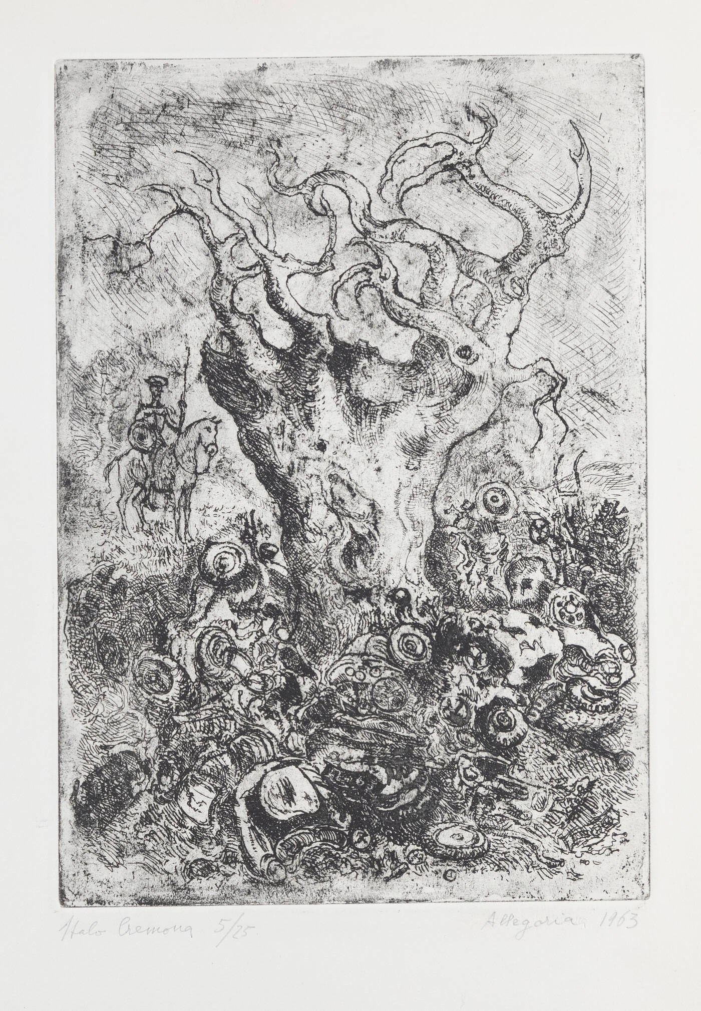 ITALO CREMONA - 'Allegoria' 1963