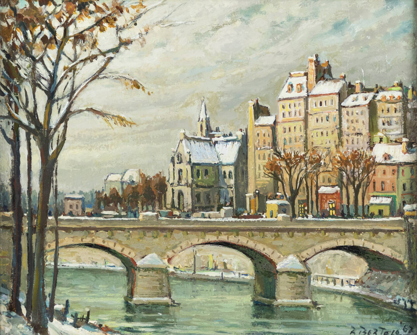 ROBERTO BERTOLA - 'Neve a Parigi' 1967