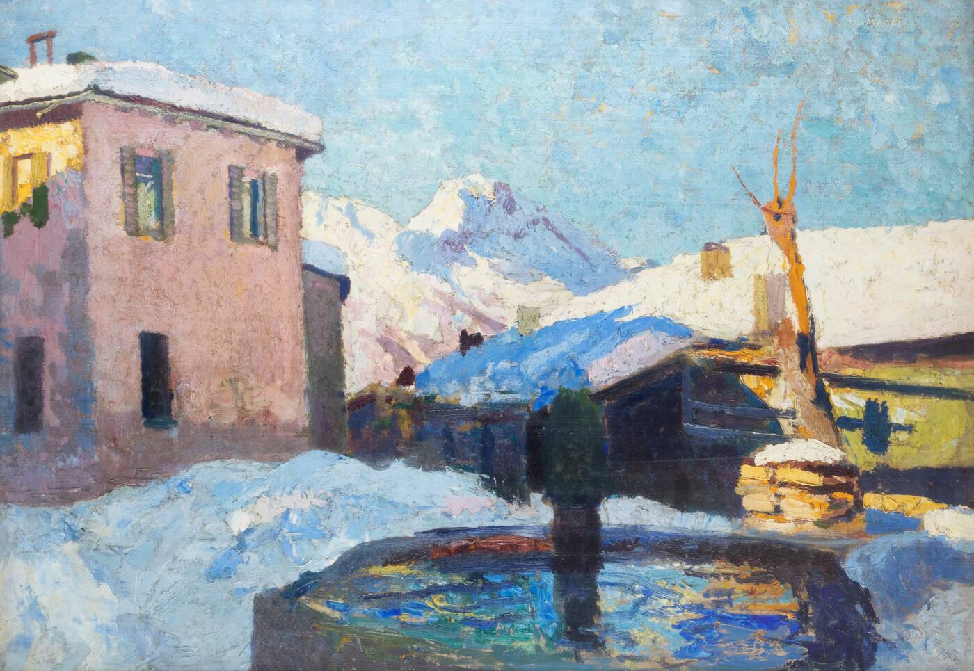 CESARE MAGGI - 'La fontanella a Salice d'Ulzio' 