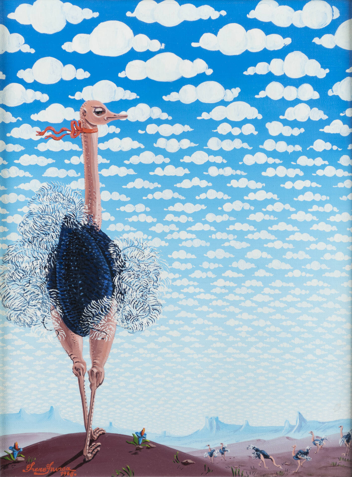 IRENE INVREA - 'Struzzo tra le nuvole' 1978