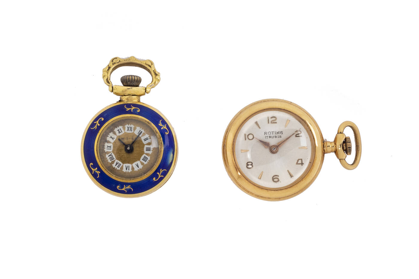 COPPIA DI OROLOGI DA COLLO