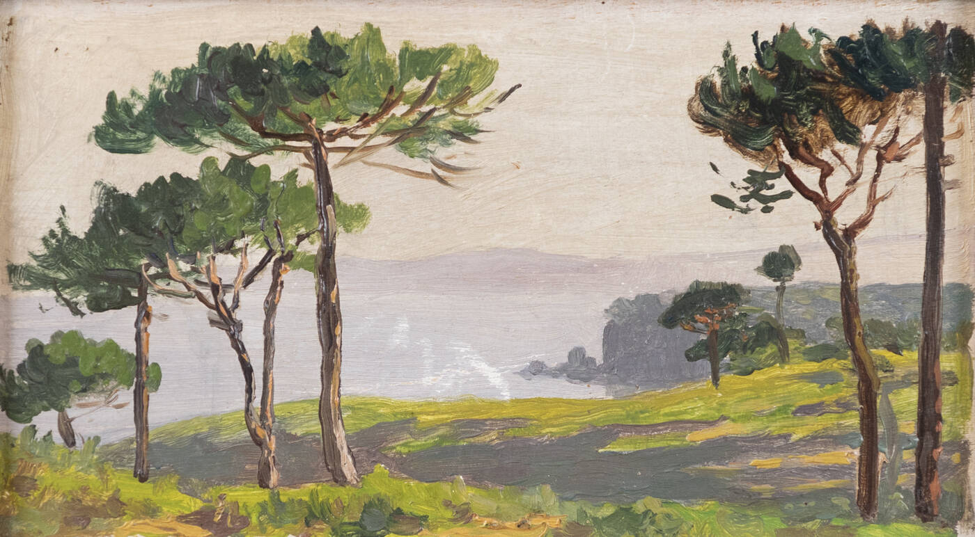 CARLO THERMIGNON - 'Pineta di Celle' 1901 