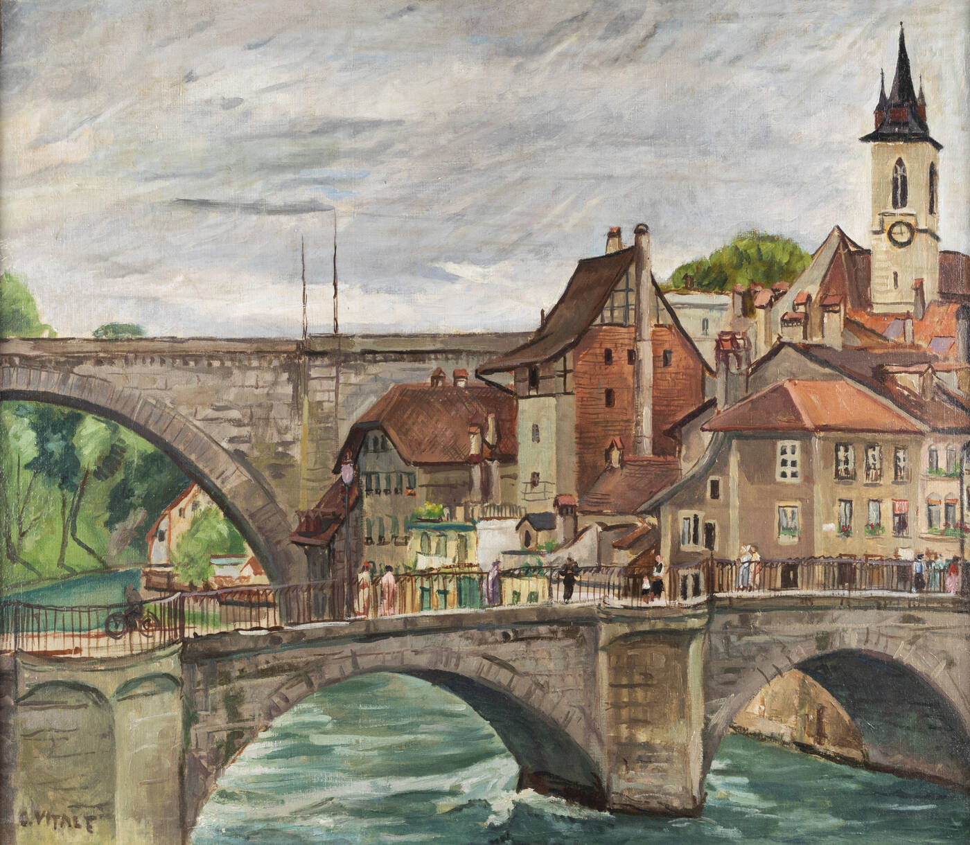 CARLO VITALE - 'Scorcio cittadino'