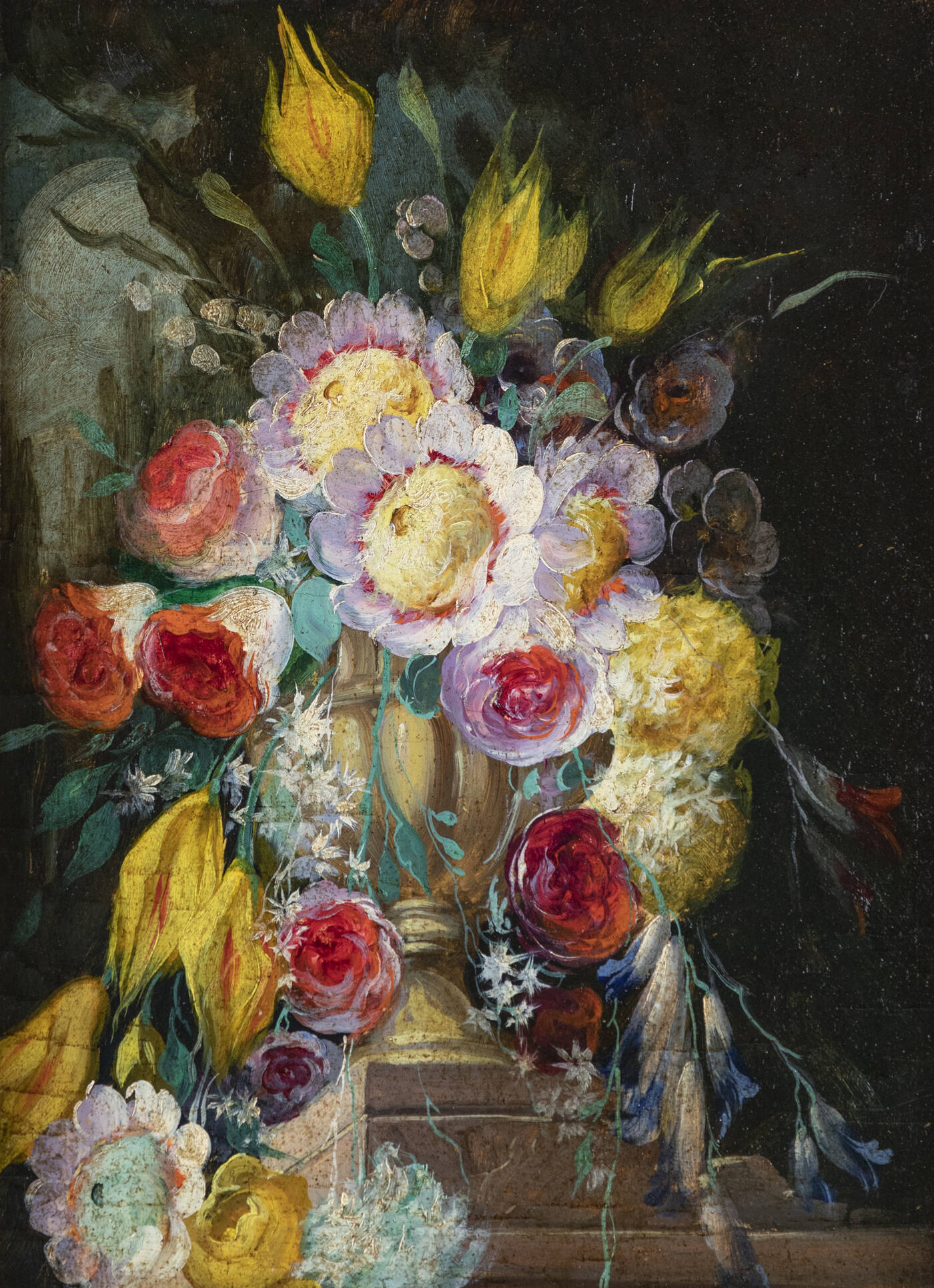 PITTORE ANONIMO PIEMONTESE - 'Fiori' 