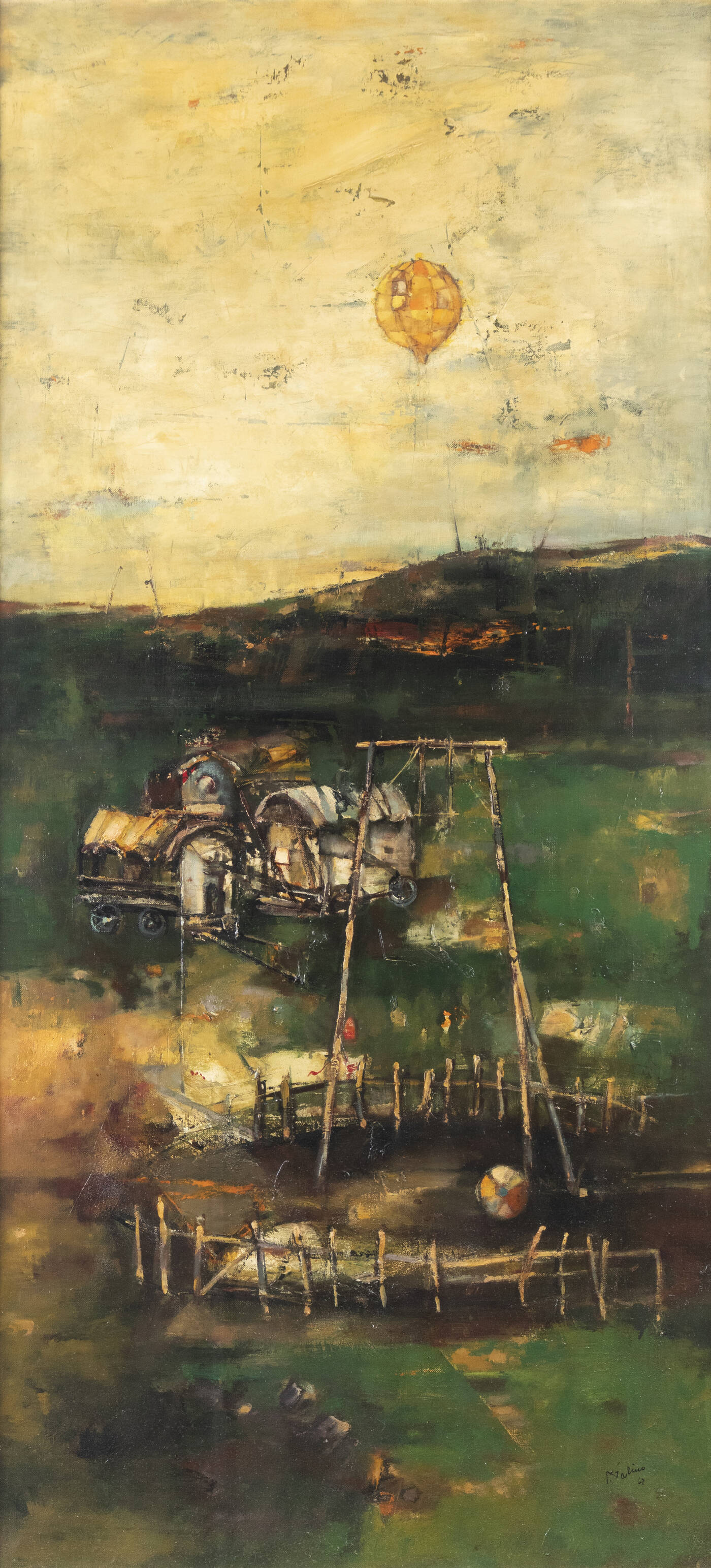 PIERO GARINO - 'Saltimbanchi' 1962