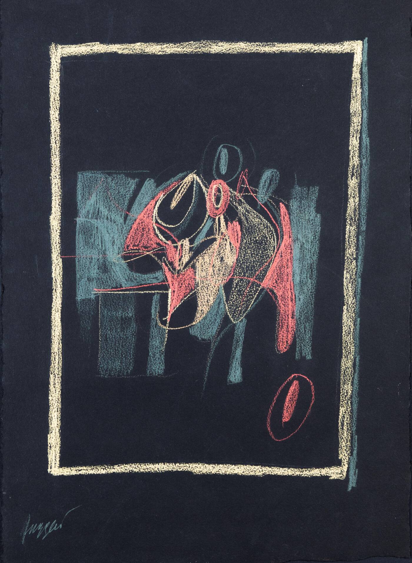 PIERO RUGGERI - 'Senza titolo' primi anni '60