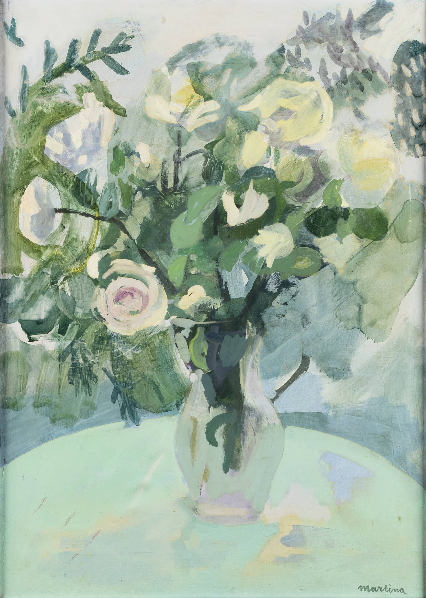 PIERO MARTINA - 'Vaso di fiori'