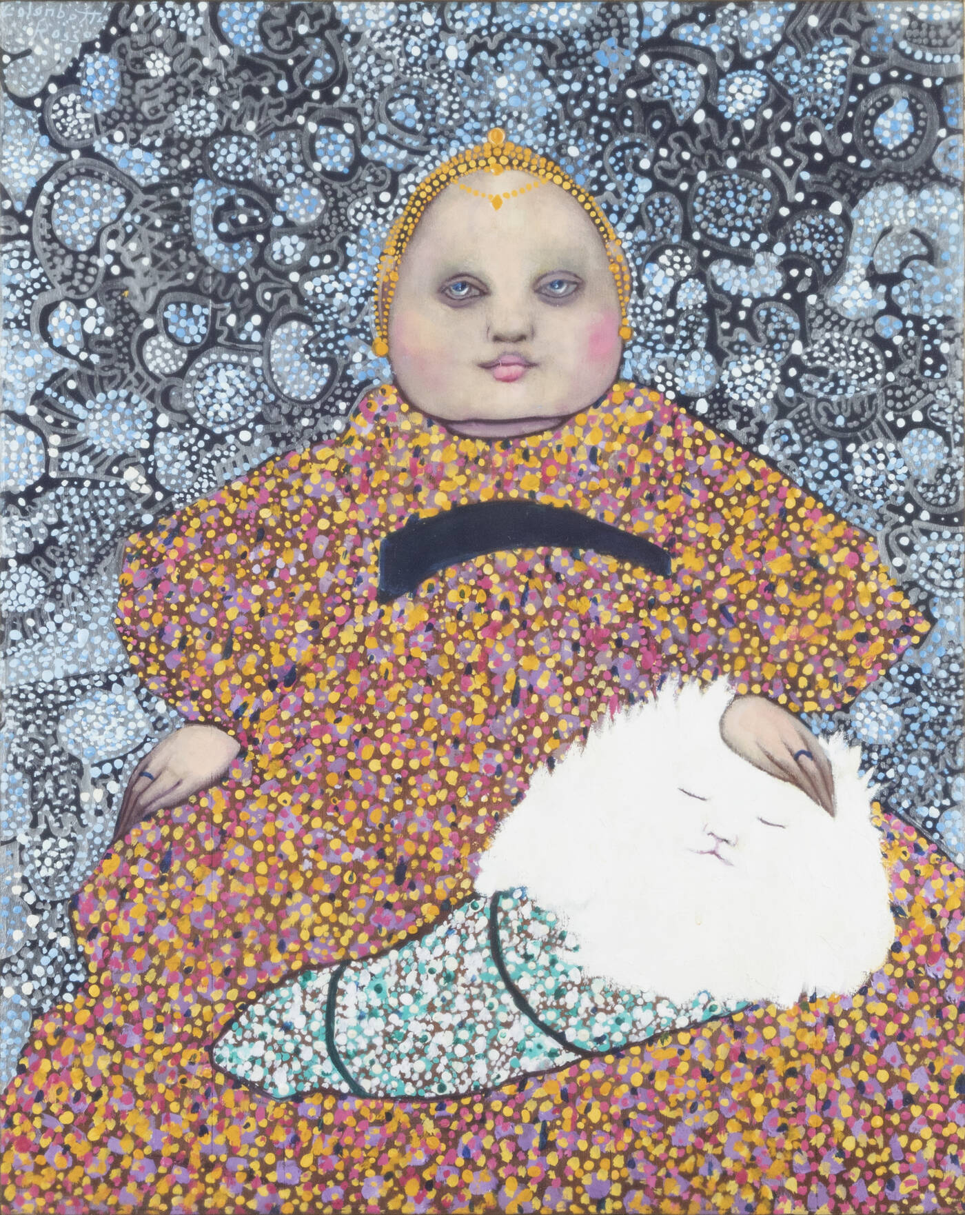 ENRICO COLOMBOTTO ROSSO - 'Bambola con gatto'