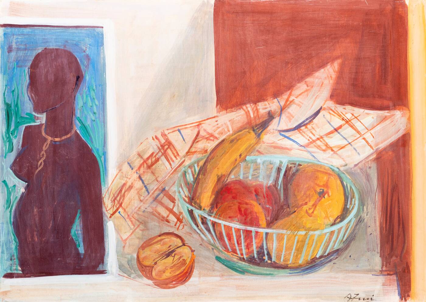 ACHILLE FUNI - 'Composizione' 1970 ca