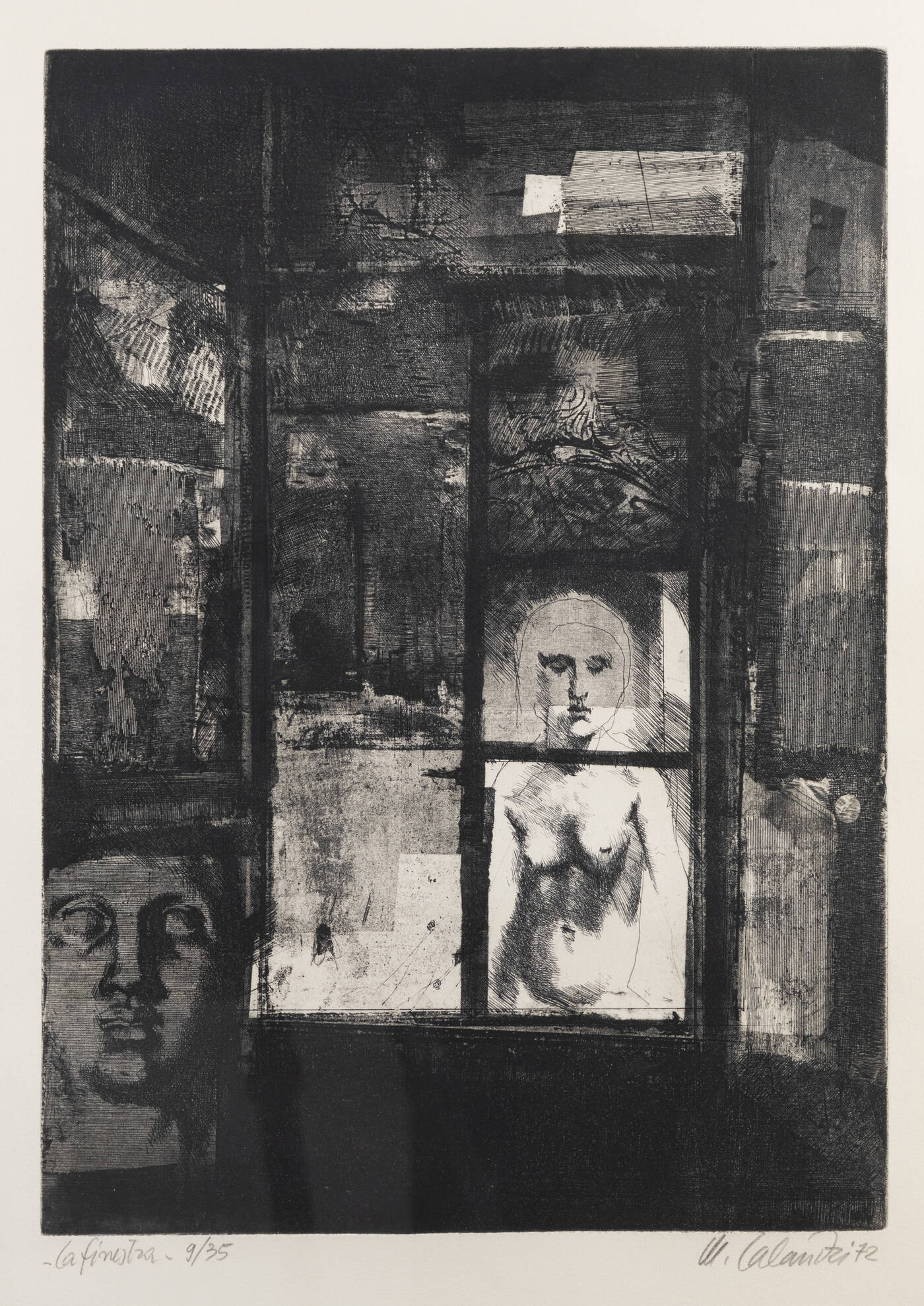MARIO CALANDRI - 'La finestra' 1972