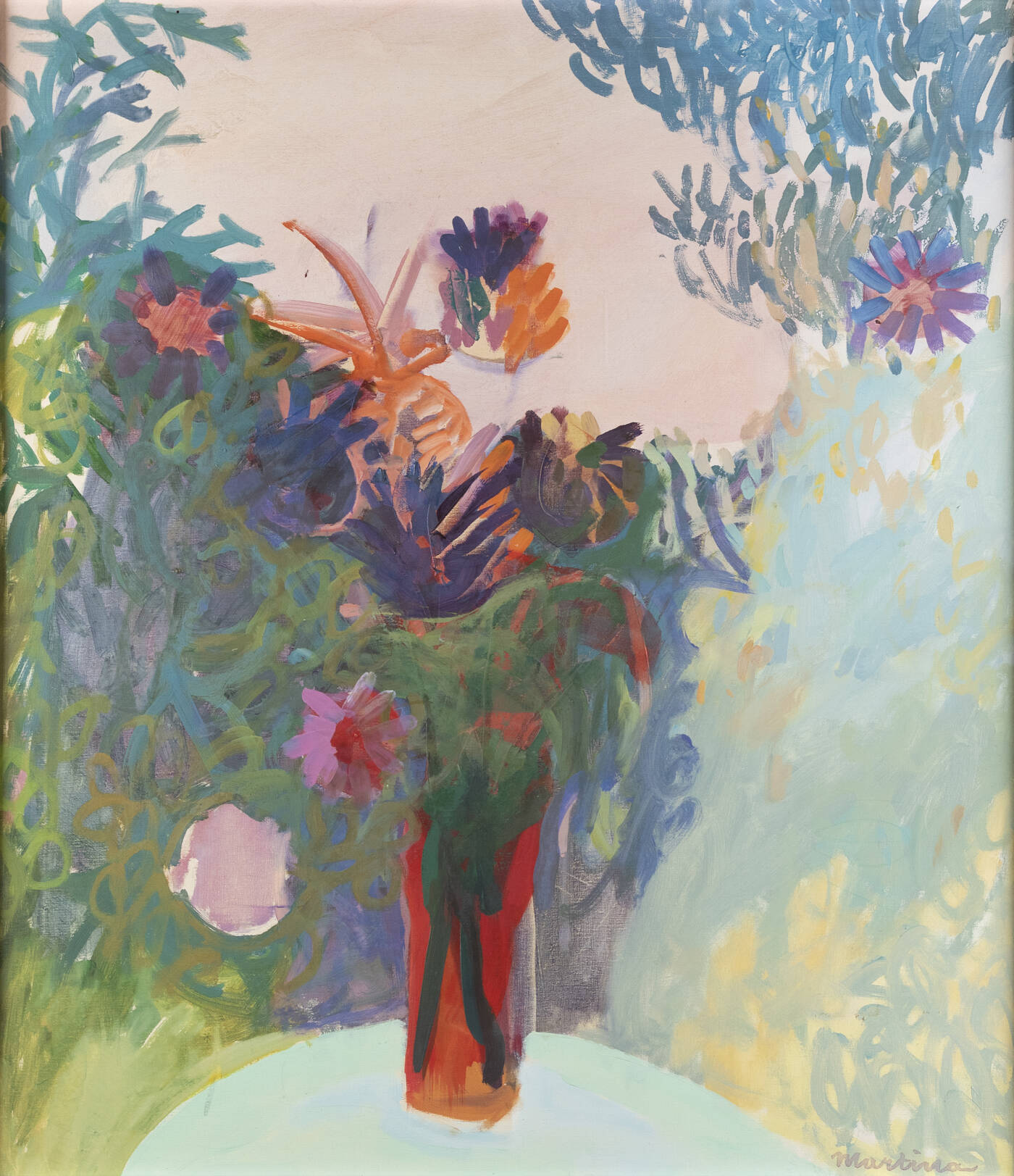 PIERO MARTINA - 'Vaso di fiori'