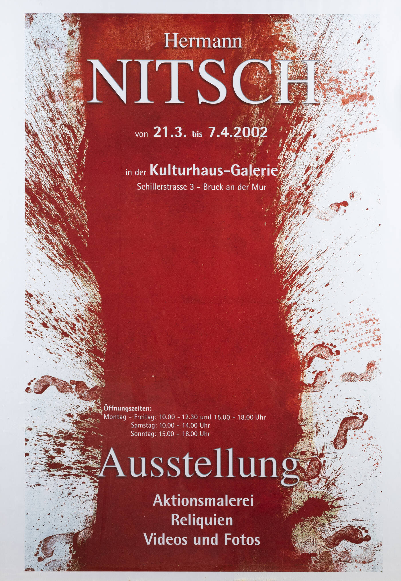 MANIFESTO - 'Hermann Nitsch 40. Malaktion das grosse Bodenbild'