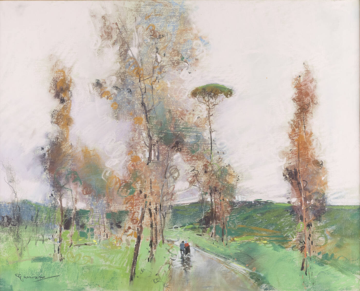GIUSEPPE CASCIARO - 'Strada tra gli alberi'