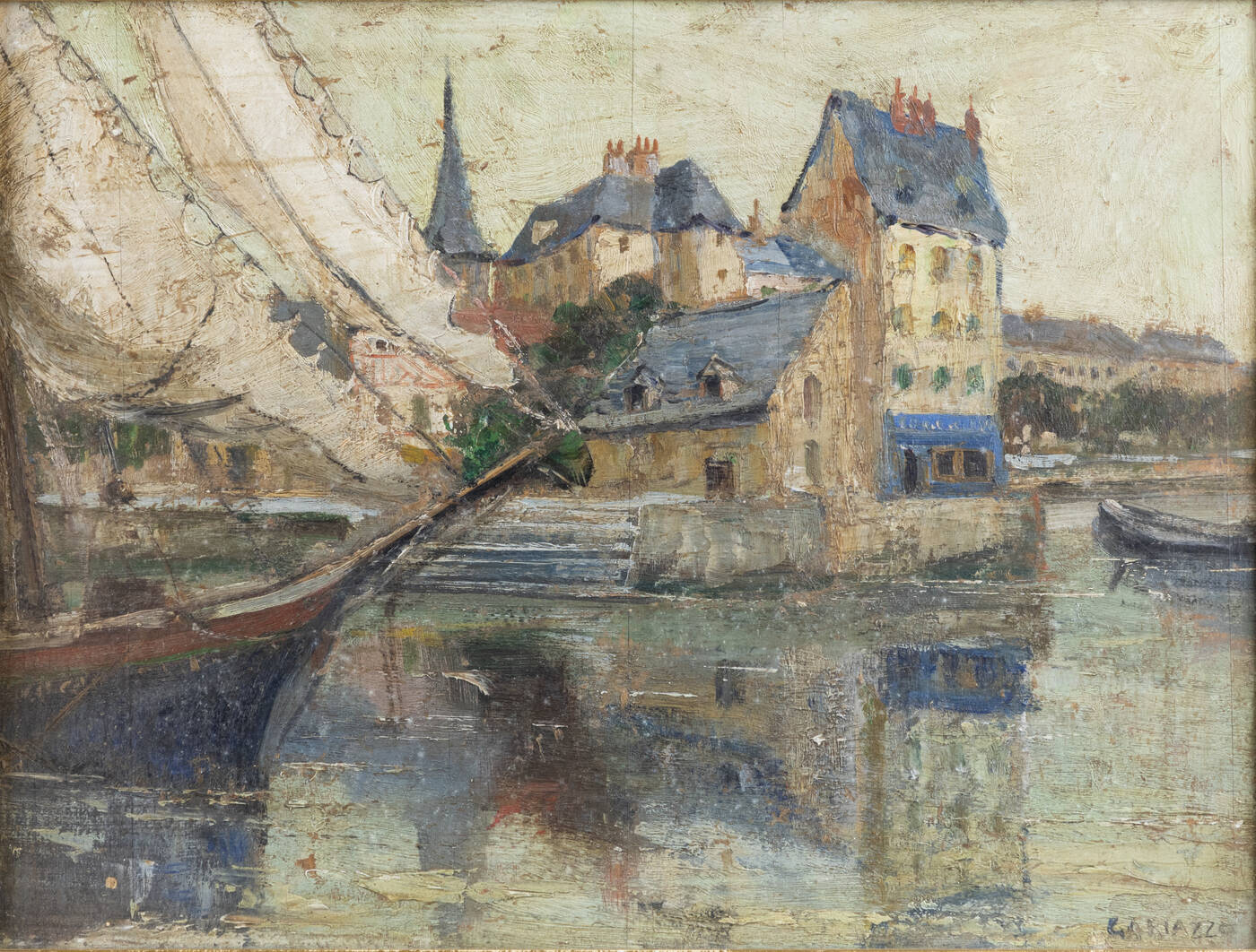 PIER ANTONIO GARIAZZO - 'Honfleur' 1937
