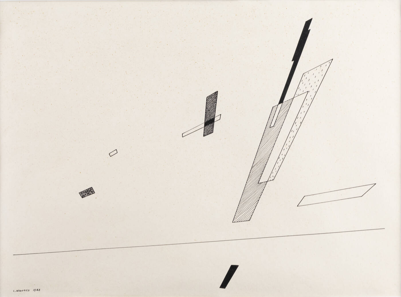 LUIGI VERONESI - 'Costruzione' 1942