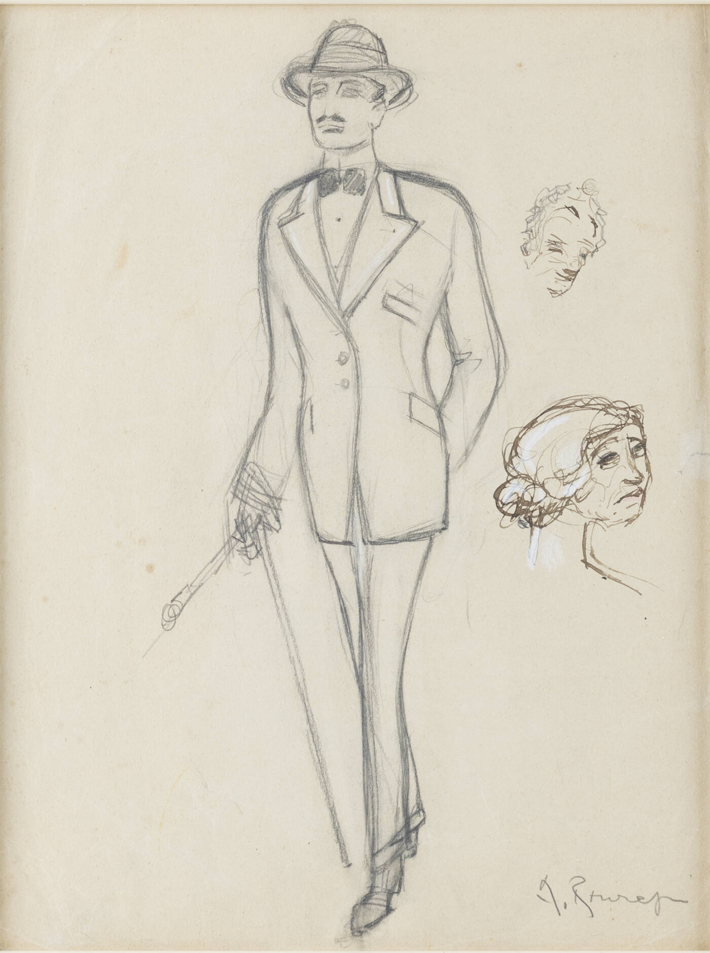 AROLDO BONZAGNI - 'Gentlemen' 1914