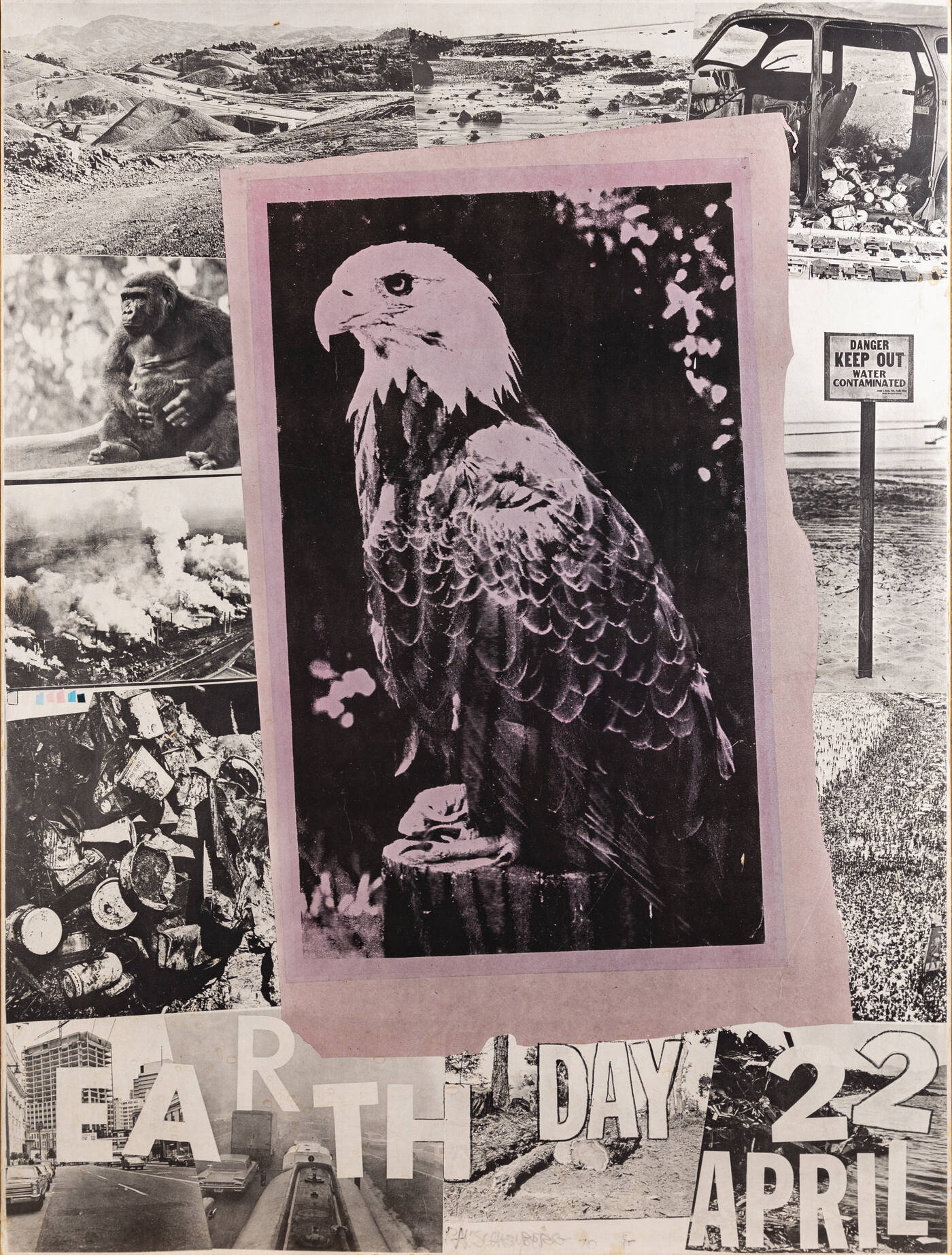 ROBERT RAUSCHENBERG - 'Earth day 22 April'
