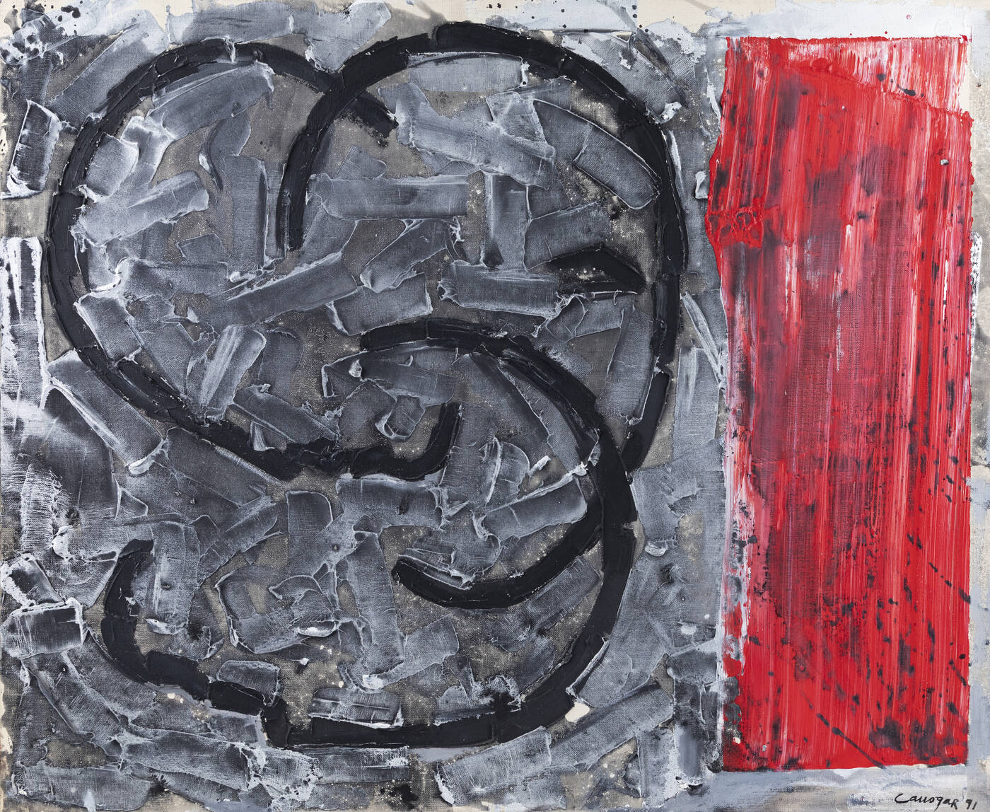 RAFAEL CANOGAR - 'Escena urbana n.4- 91' 1991