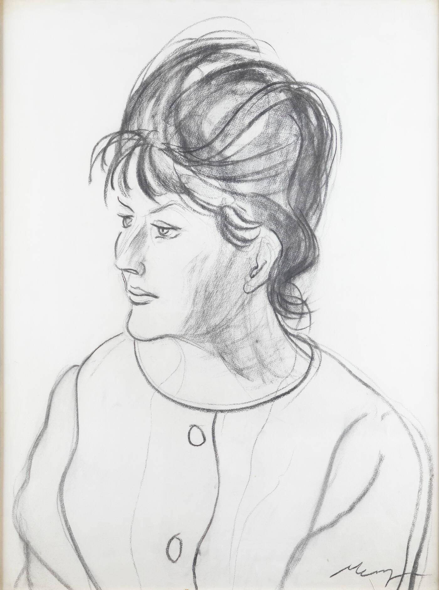 FRANCESCO MENZIO - 'Ritratto di donna'