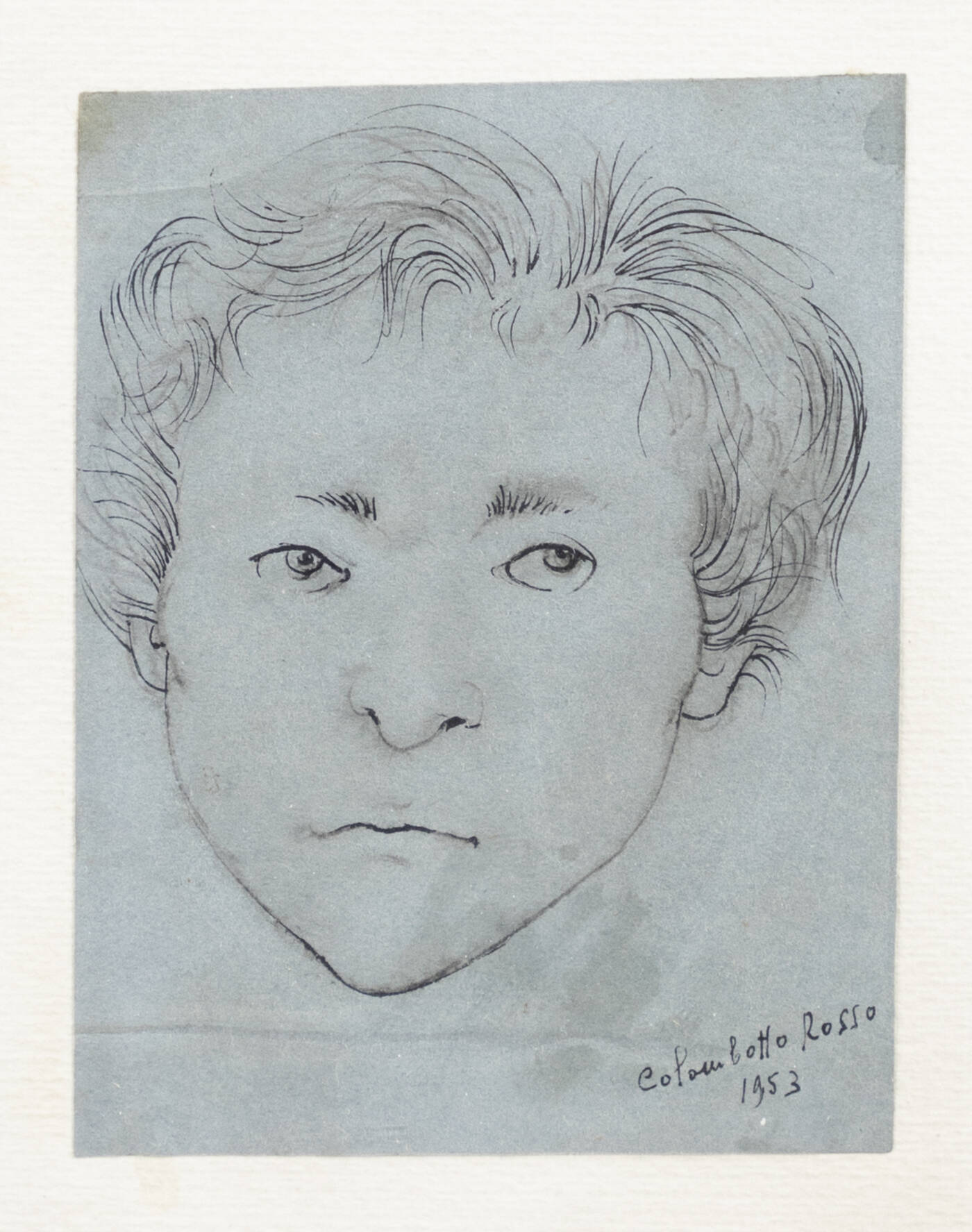 ENRICO COLOMBOTTO ROSSO - 'Ritratto' 1953
