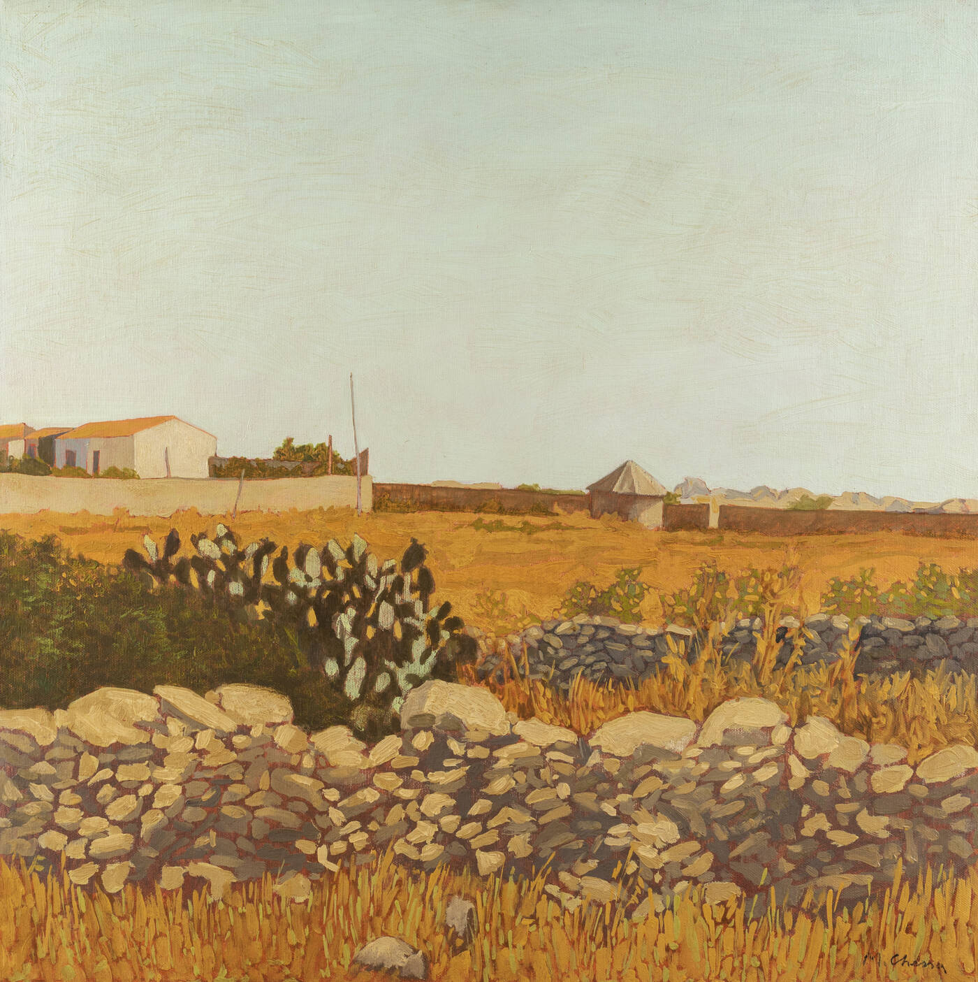MAURO CHESSA - 'Paesaggio a Santa Teresa di Gallura' 1980