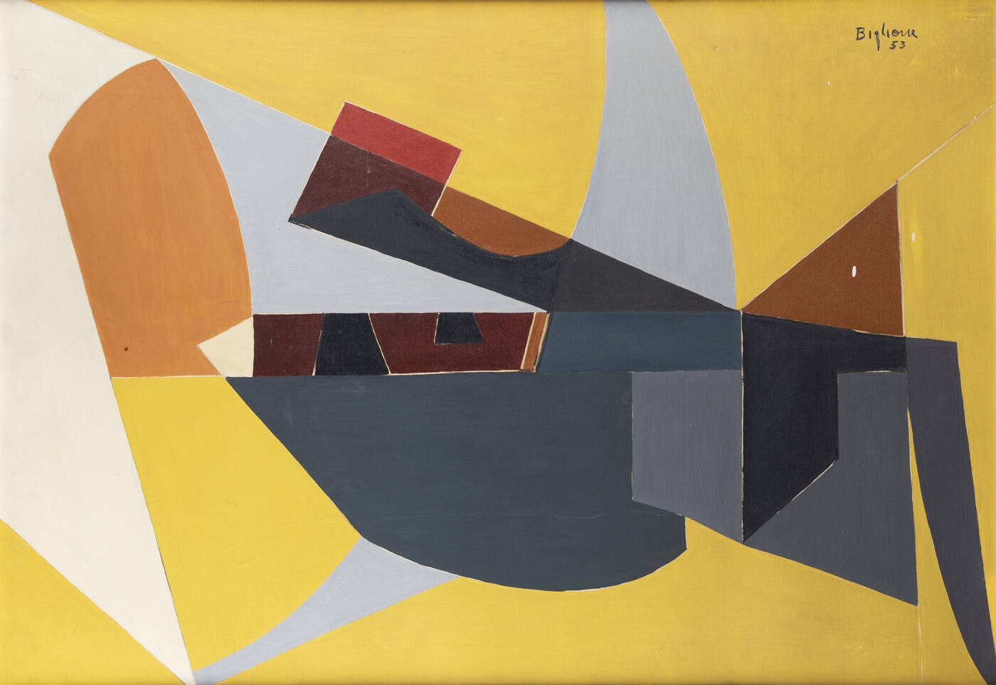 ANNIBALE BIGLIONE - 'Composizione' 1953