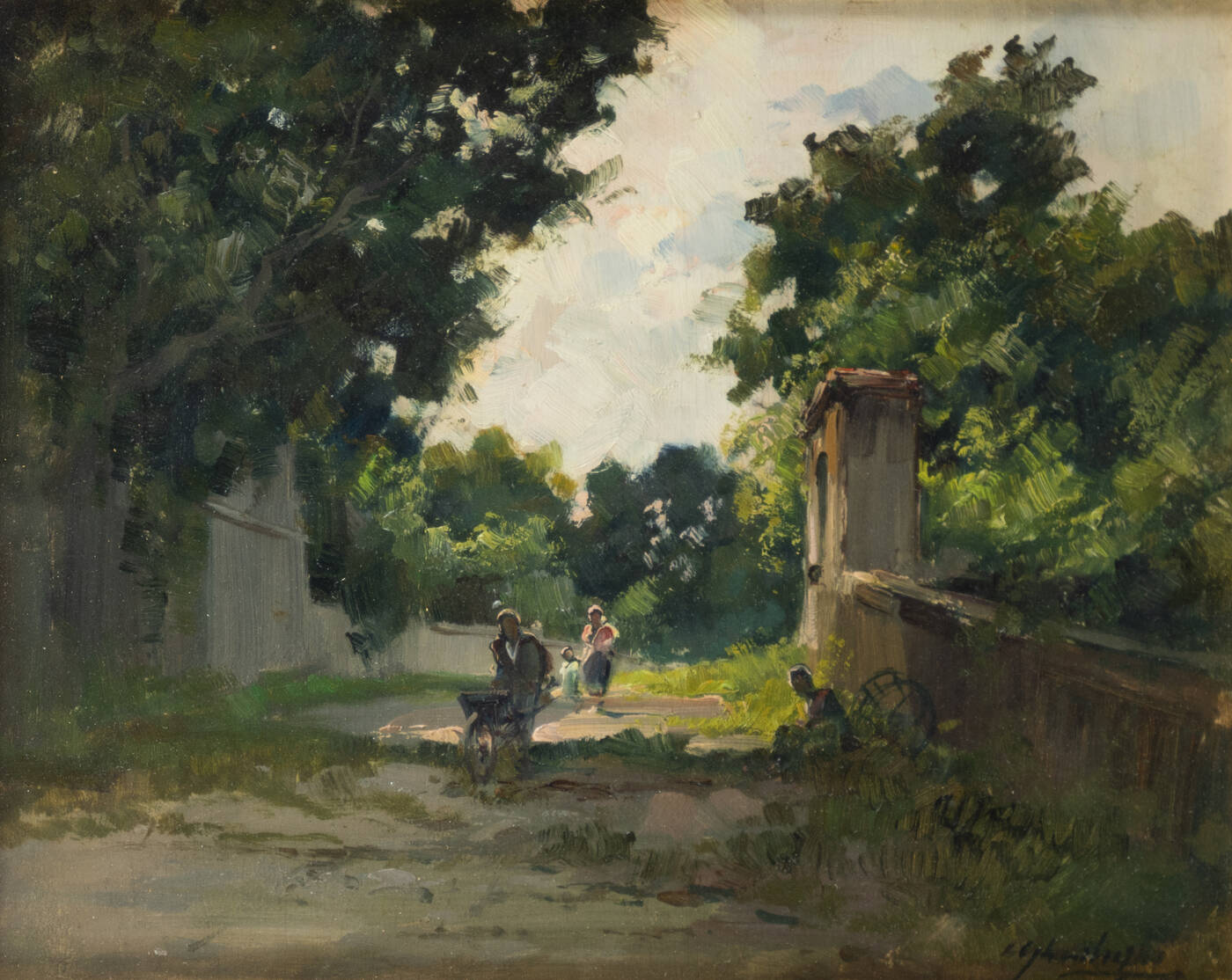 CESARE GHEDUZZI - 'Strada nel Canavese'