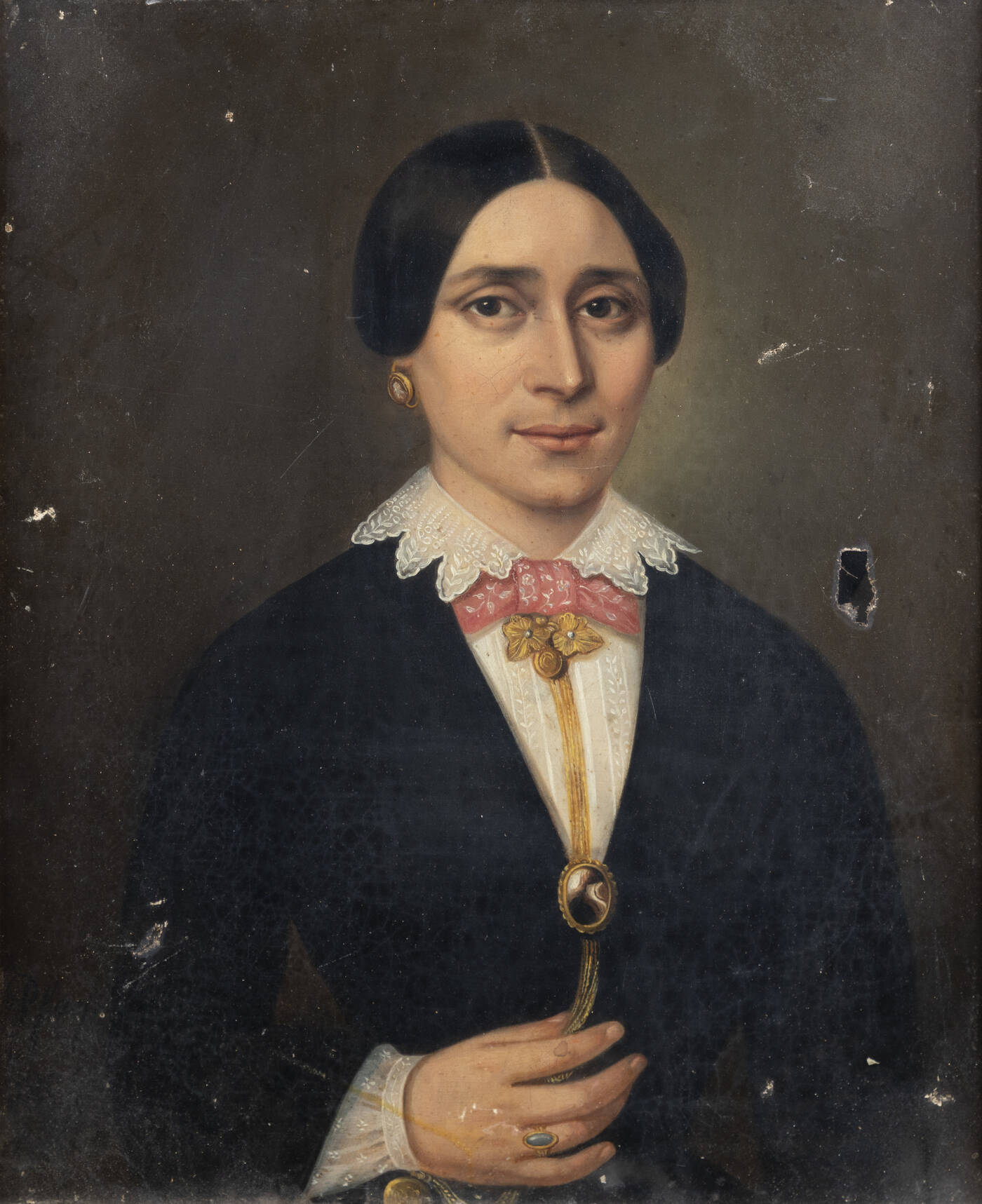 PITTORE ANONIMO - 'Ritratto di signora'