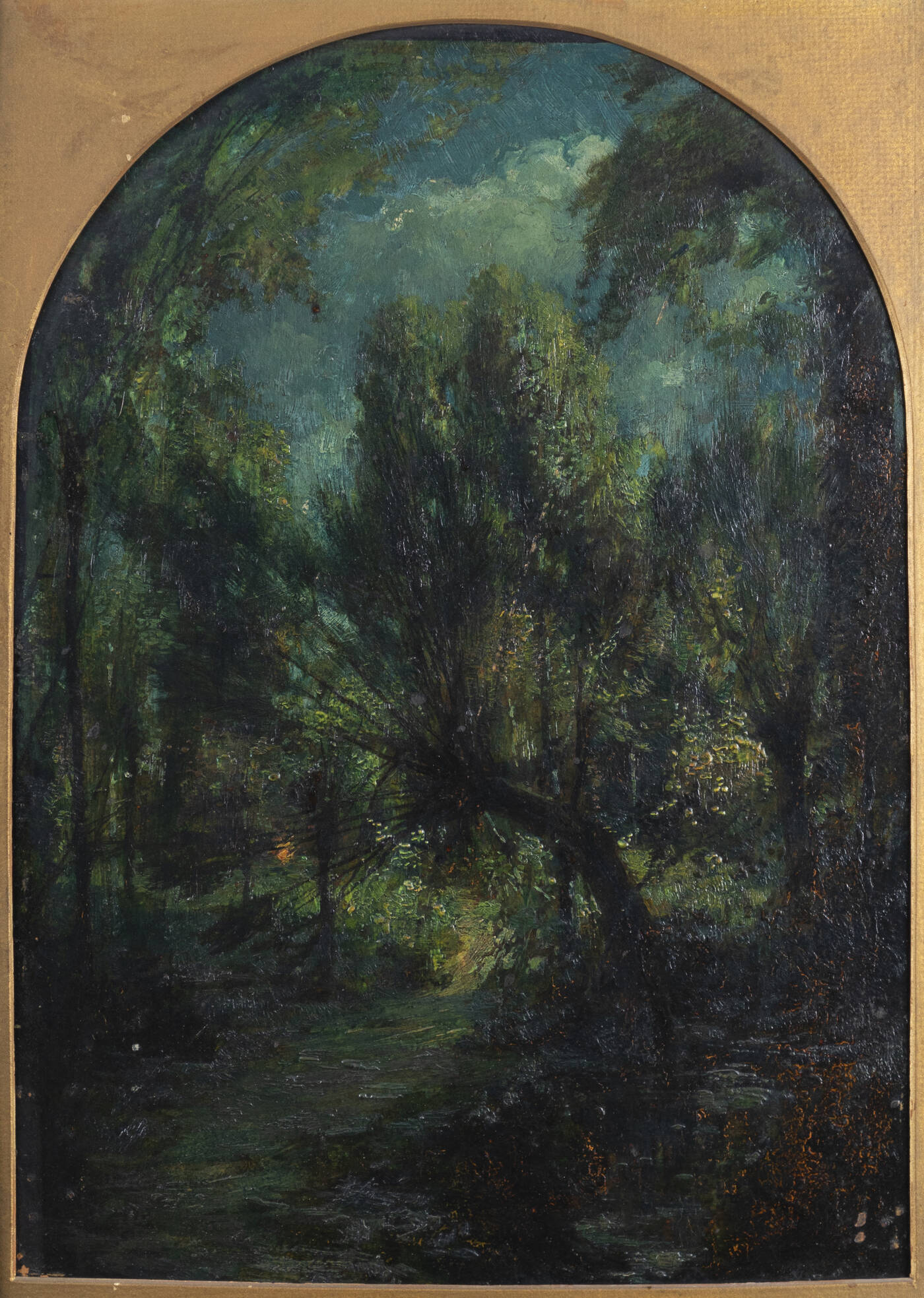 PITTORE ANONIMO - 'Notte di luna'