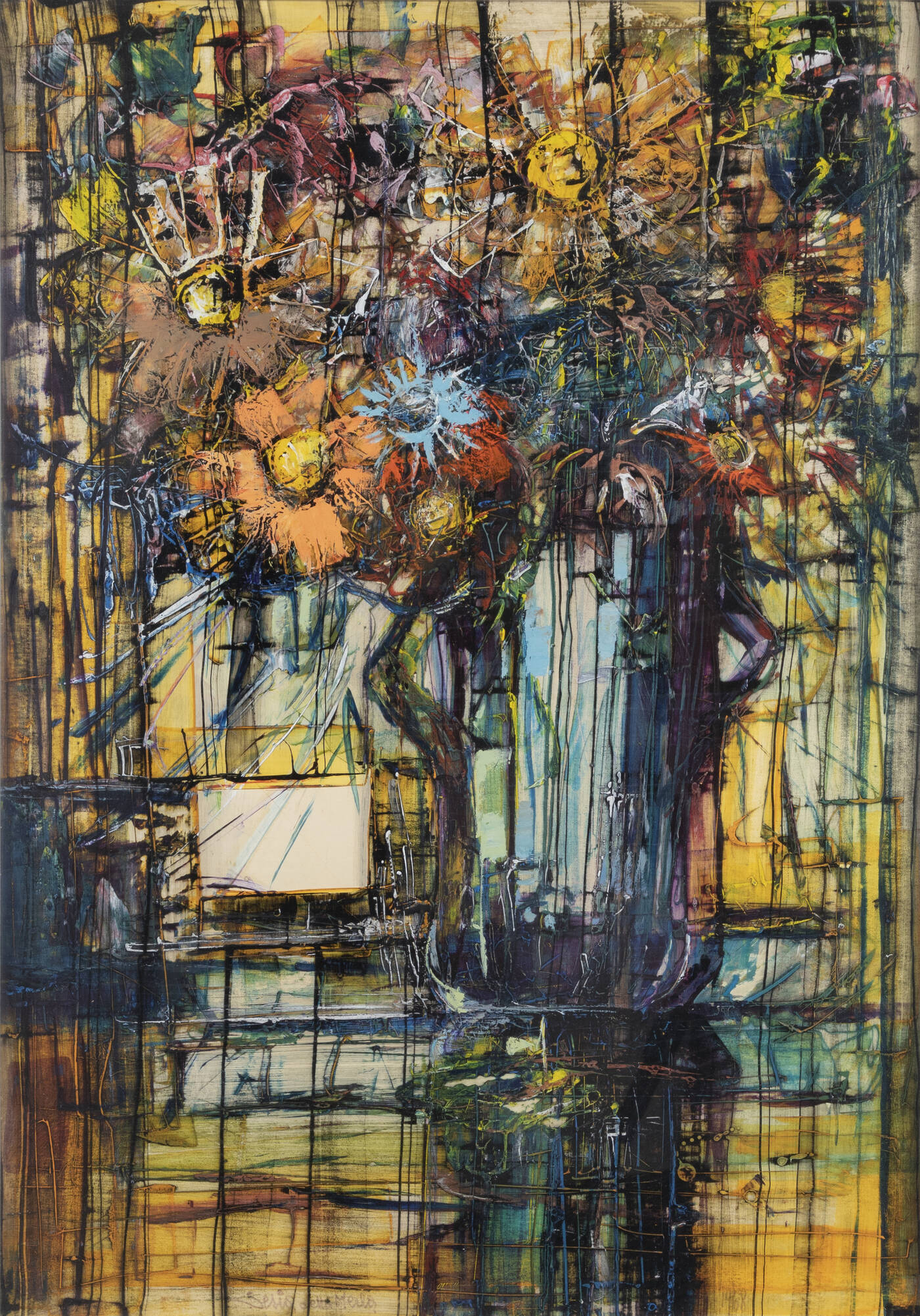 GIANNI SESIA DELLA MERLA - 'Fiori sulla veranda' 1967