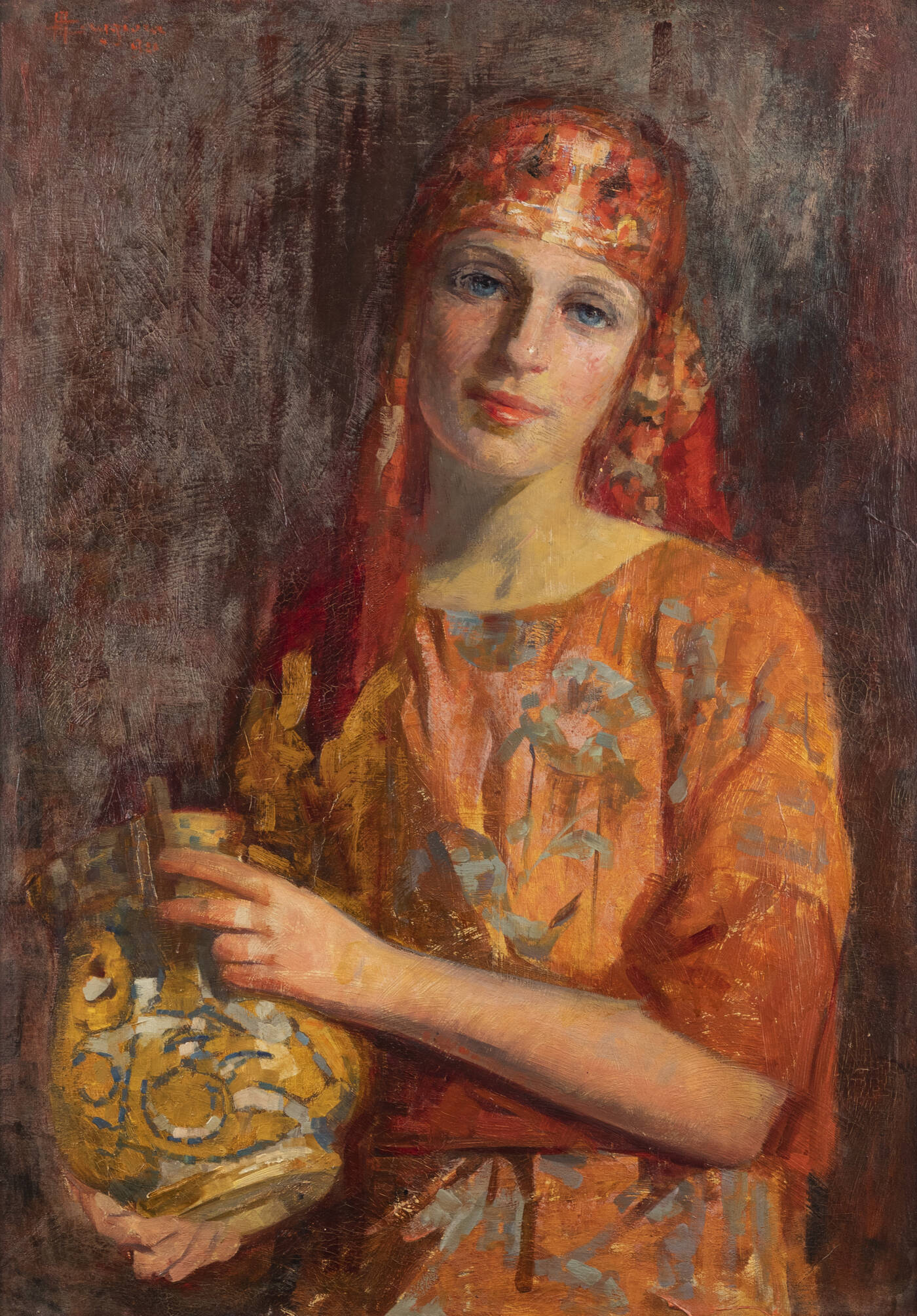 PITTORE NON IDENTIFICATO - 'La zingara' 1920