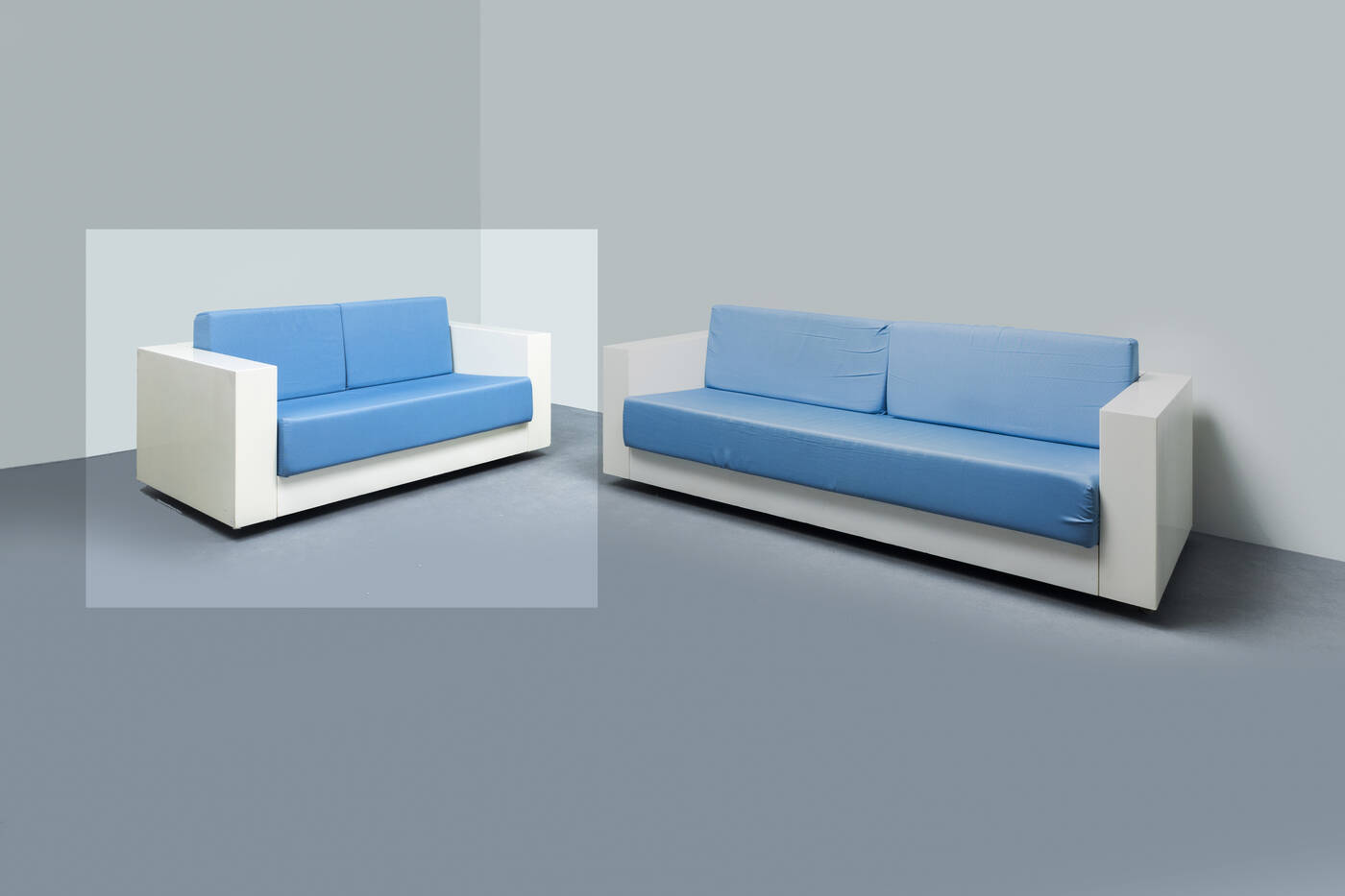 LELLA E MASSIMO VIGNELLI - Divano mod. Saratoga