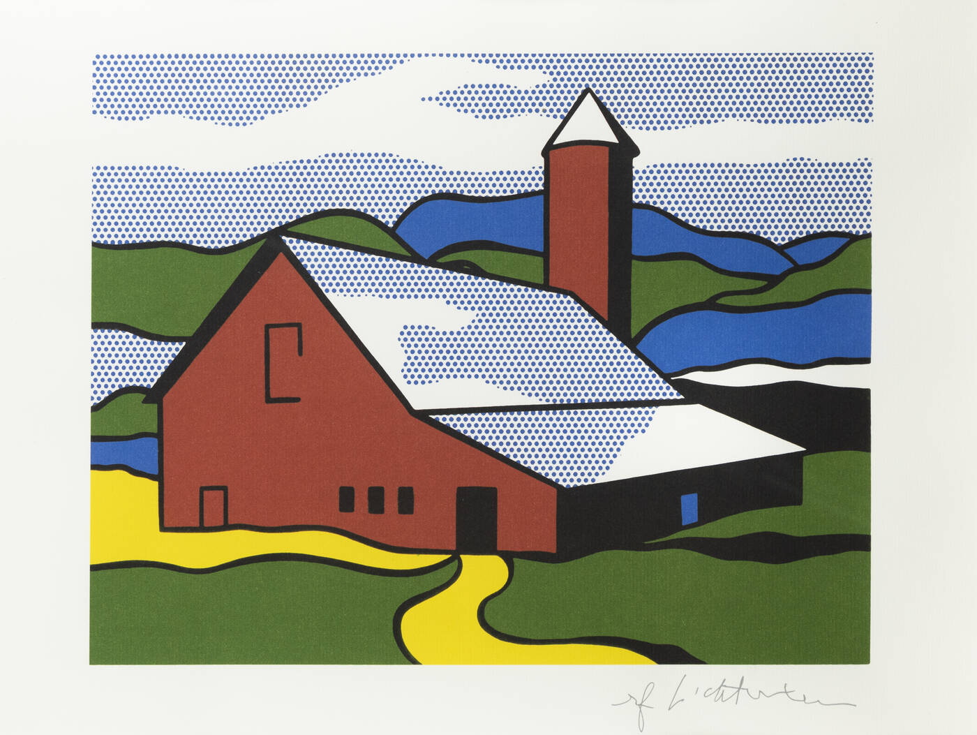 LICHTENSTEIN ROY (D'après) - 'Farm'