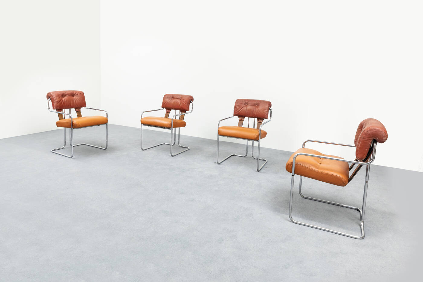 GUIDO FALESCHINI - Quattro poltroncine mod. Tucroma