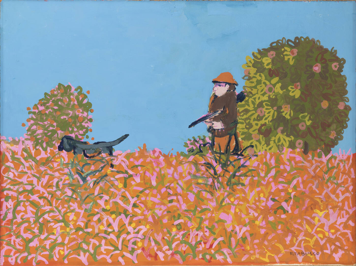 FRANCESCO TABUSSO - 'Cacciatore nei giunchi'