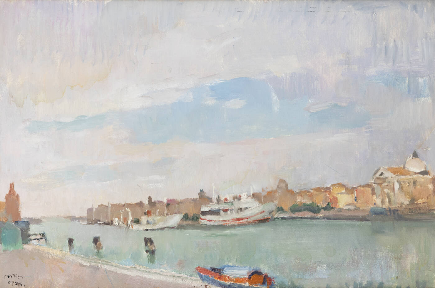 TEONESTO DEABATE - 'Sulla riva del fiume'