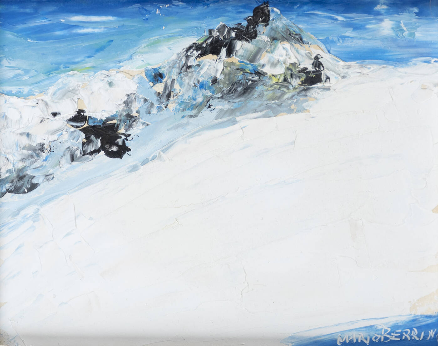 MARIO BERRINO - 'Montagna innevata'