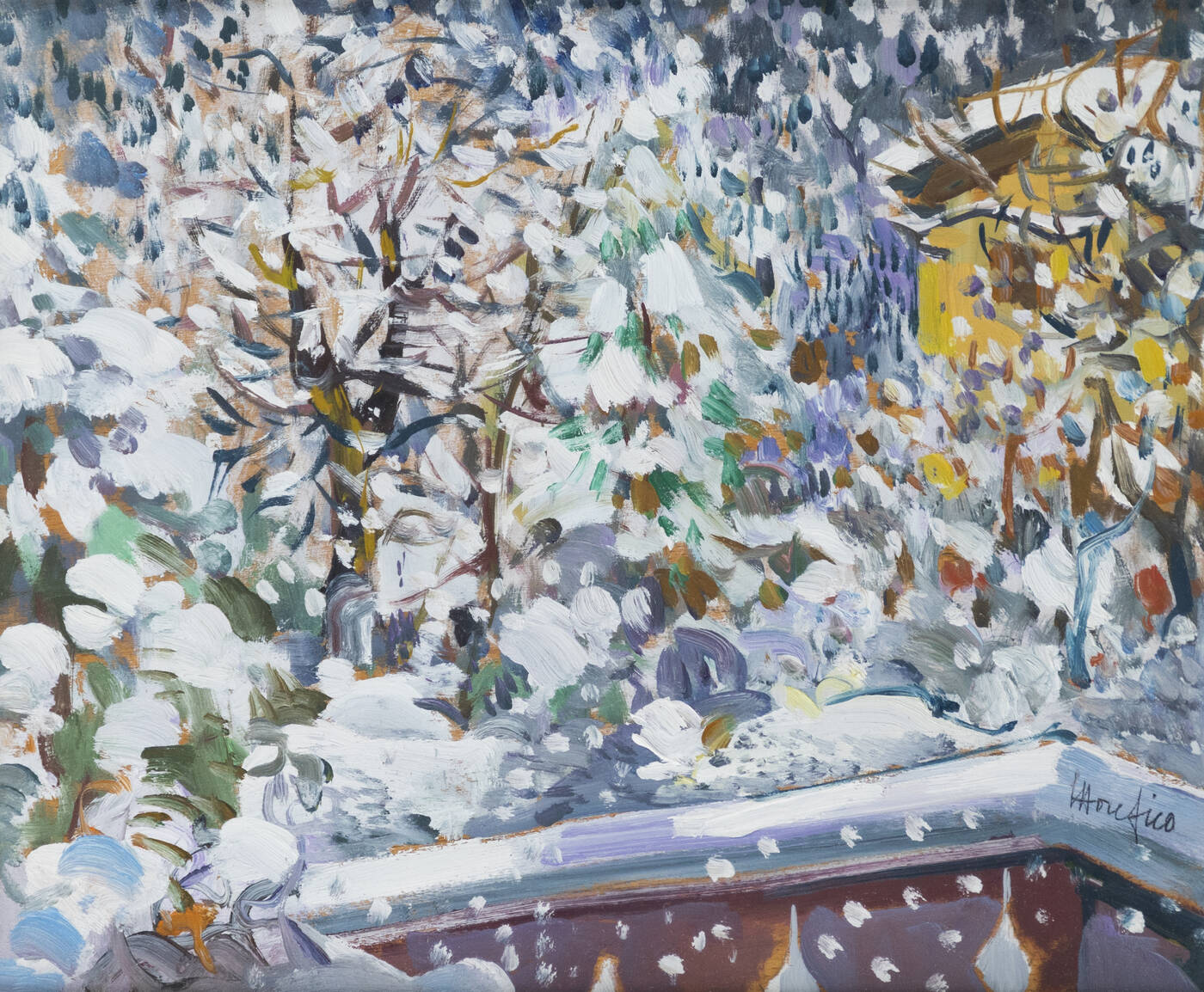 ETTORE FICO - 'Bardonecchia' 1978