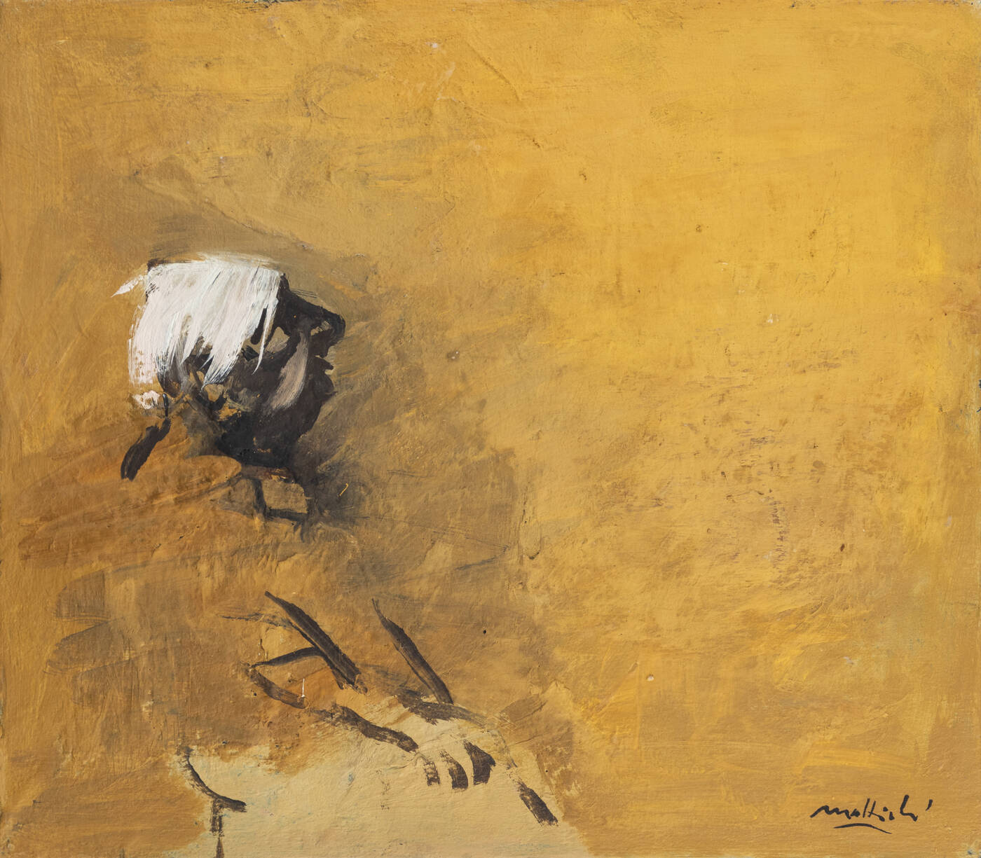 CARLO MATTIOLI - 'Per un ritratto di de Chirico' 1971