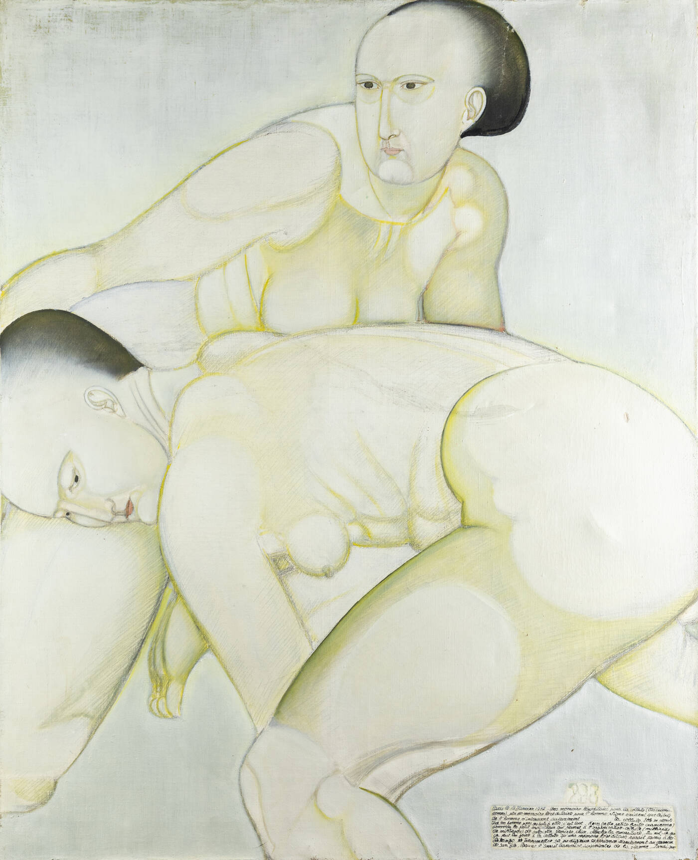 PITTORE ANONIMO - 'Lottatrici di Sumo'