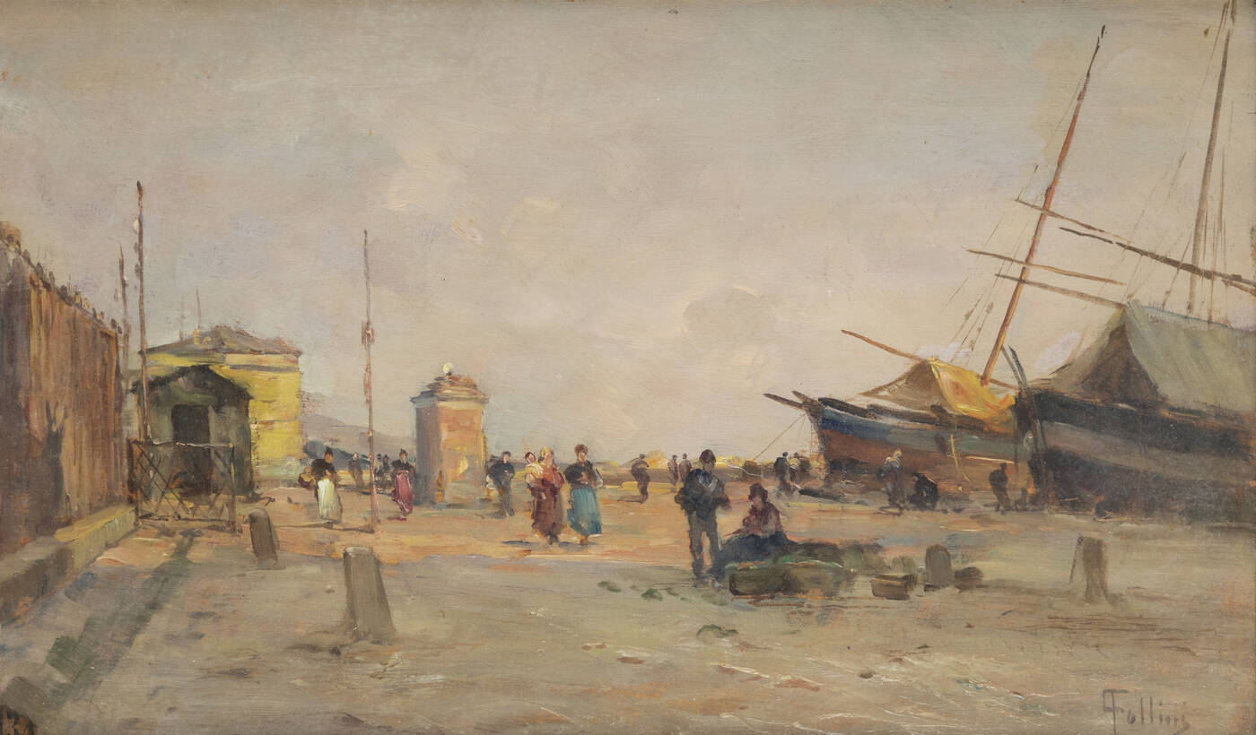 CARLO FOLLINI - 'Al porto'