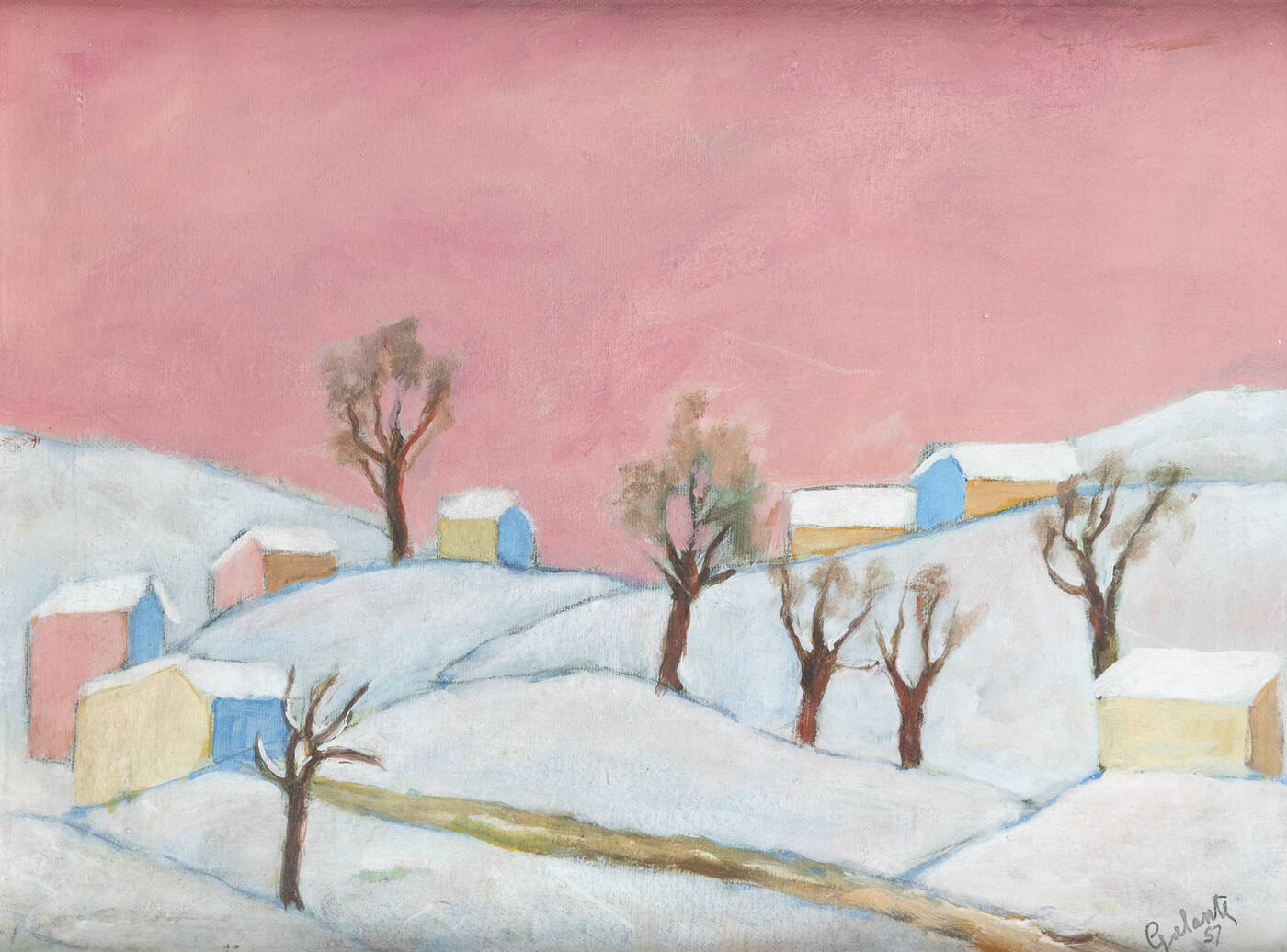 NICOLA GALANTE - 'Neve a Cumiana' 1957