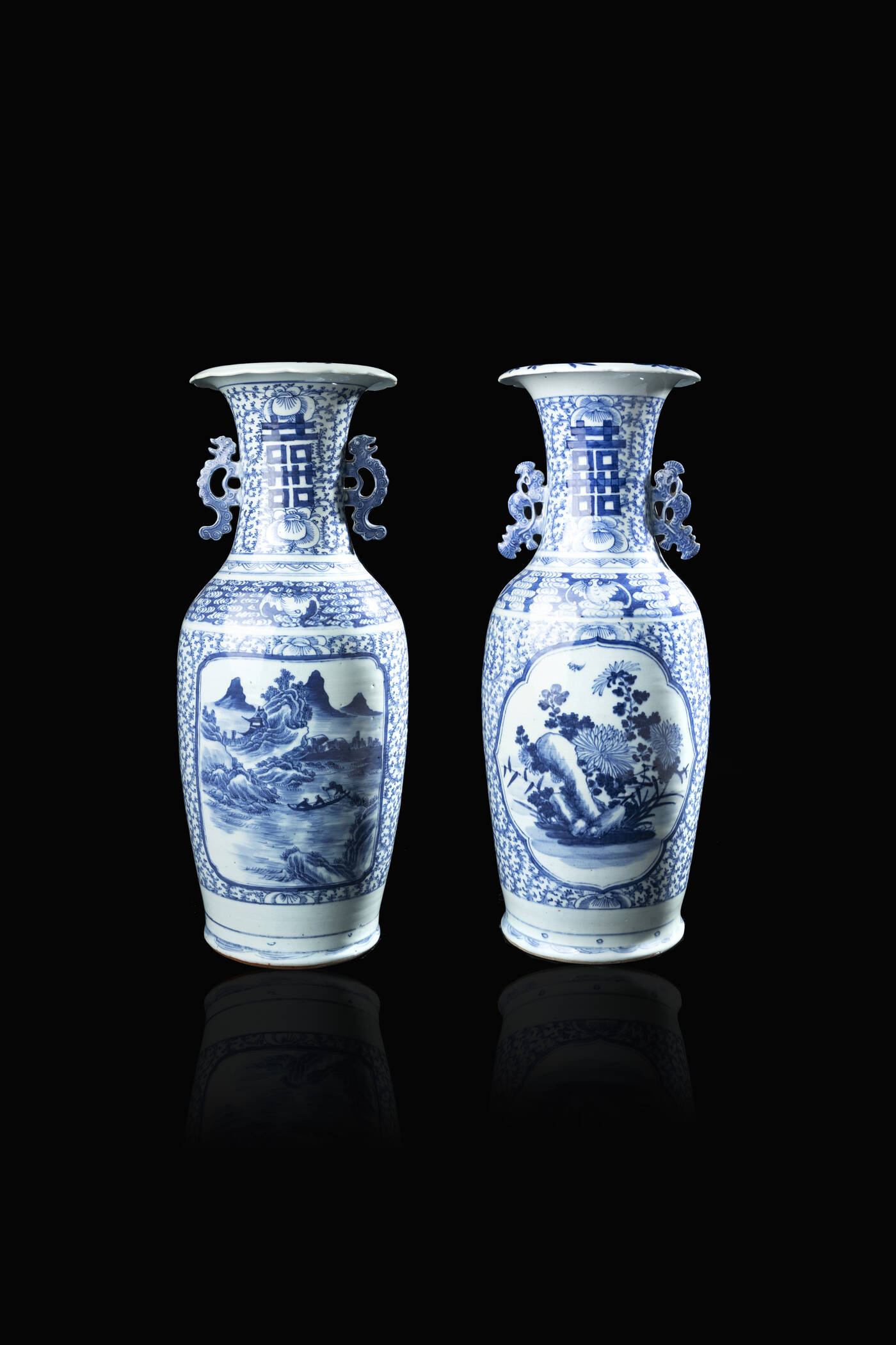 PAIR OF VASES
